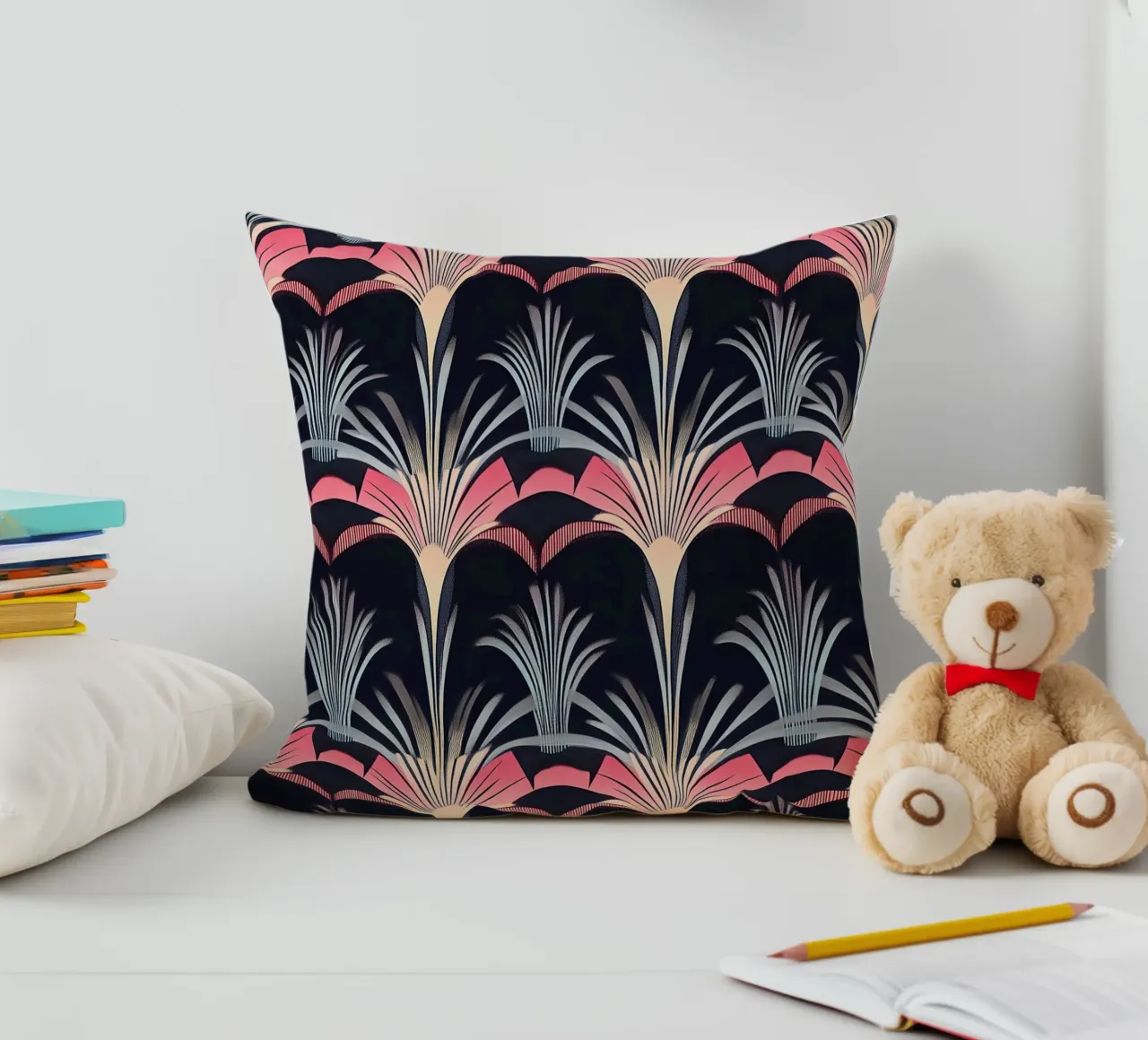 Art déco "The Geometry of Glam" cuscino da Nikis Art Studio