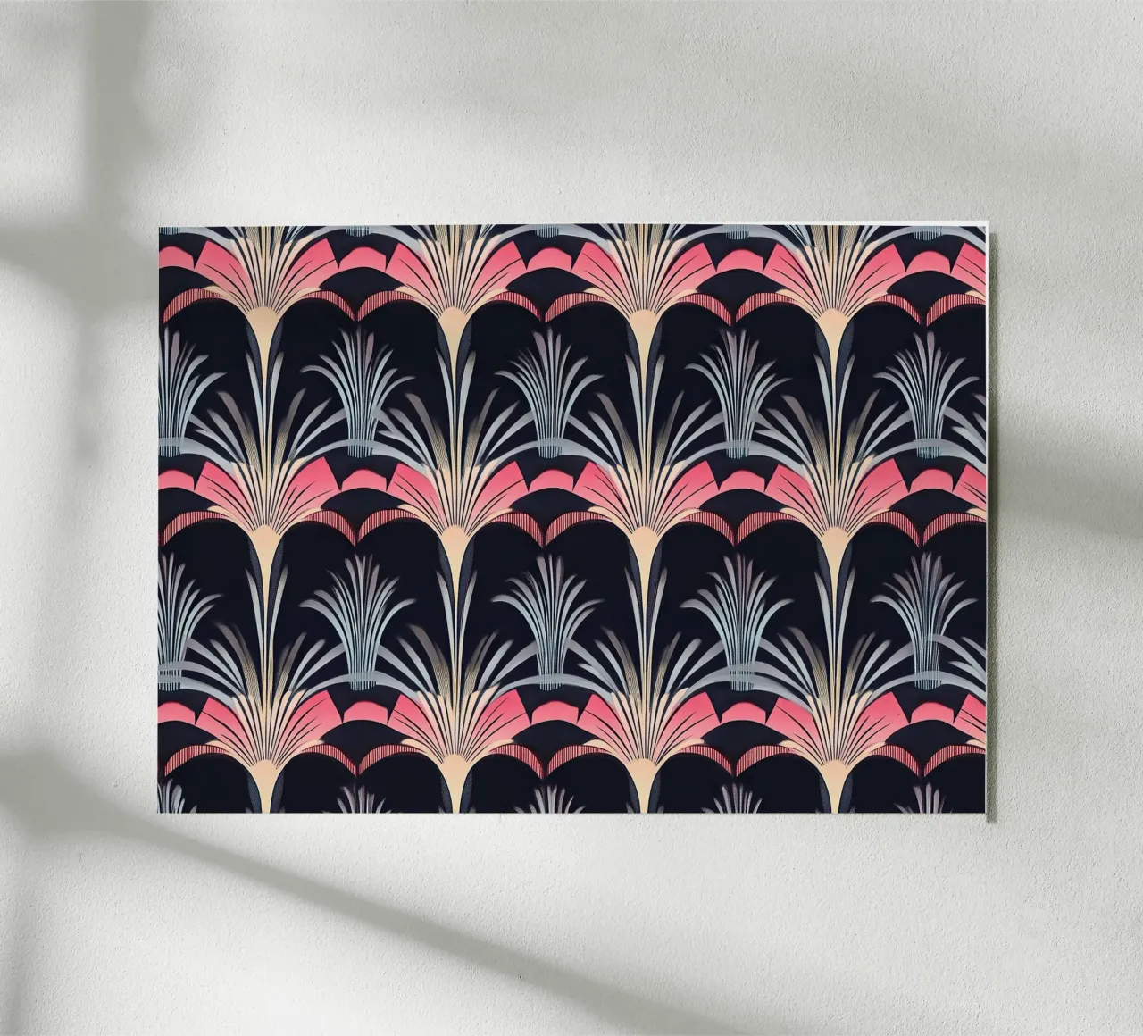 Art déco "The Geometry of Glam" alluminio dibond da Nikis Art Studio