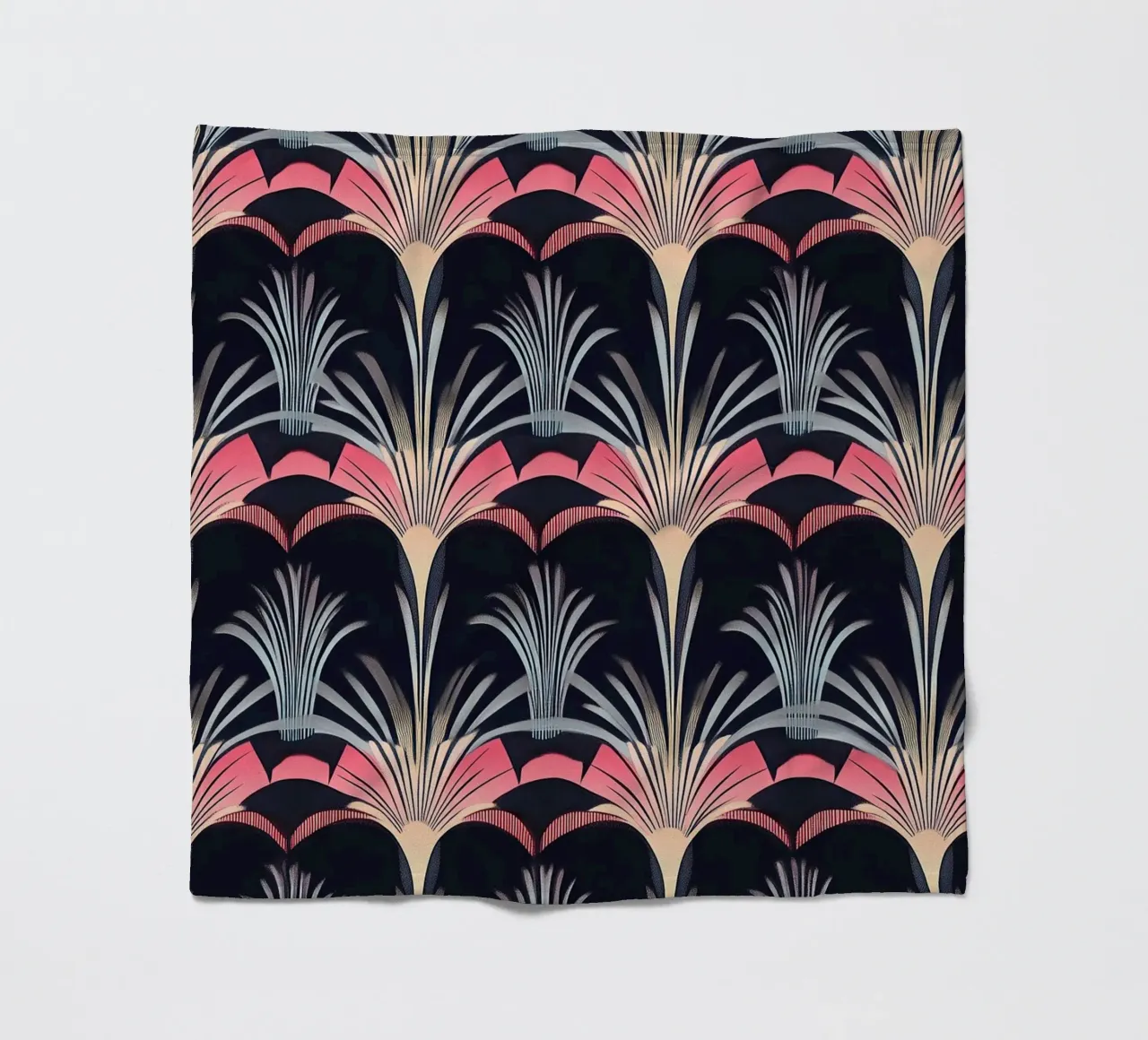 Art déco "The Geometry of Glam" coperta in pile da Nikis Art Studio