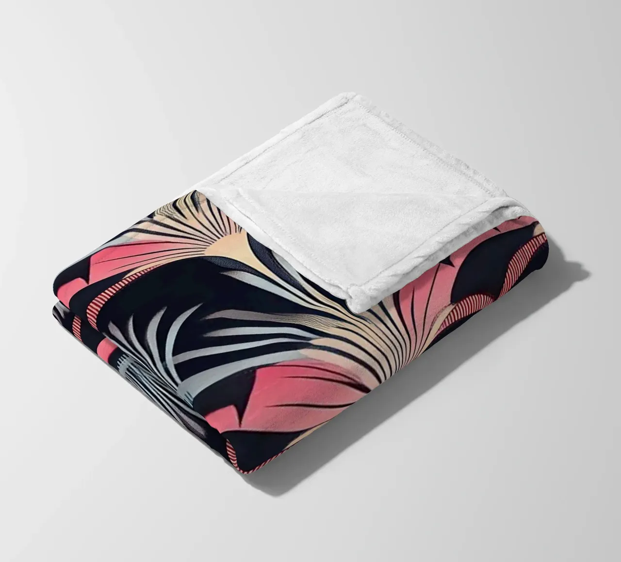 Art déco "The Geometry of Glam" coperta in pile da Nikis Art Studio