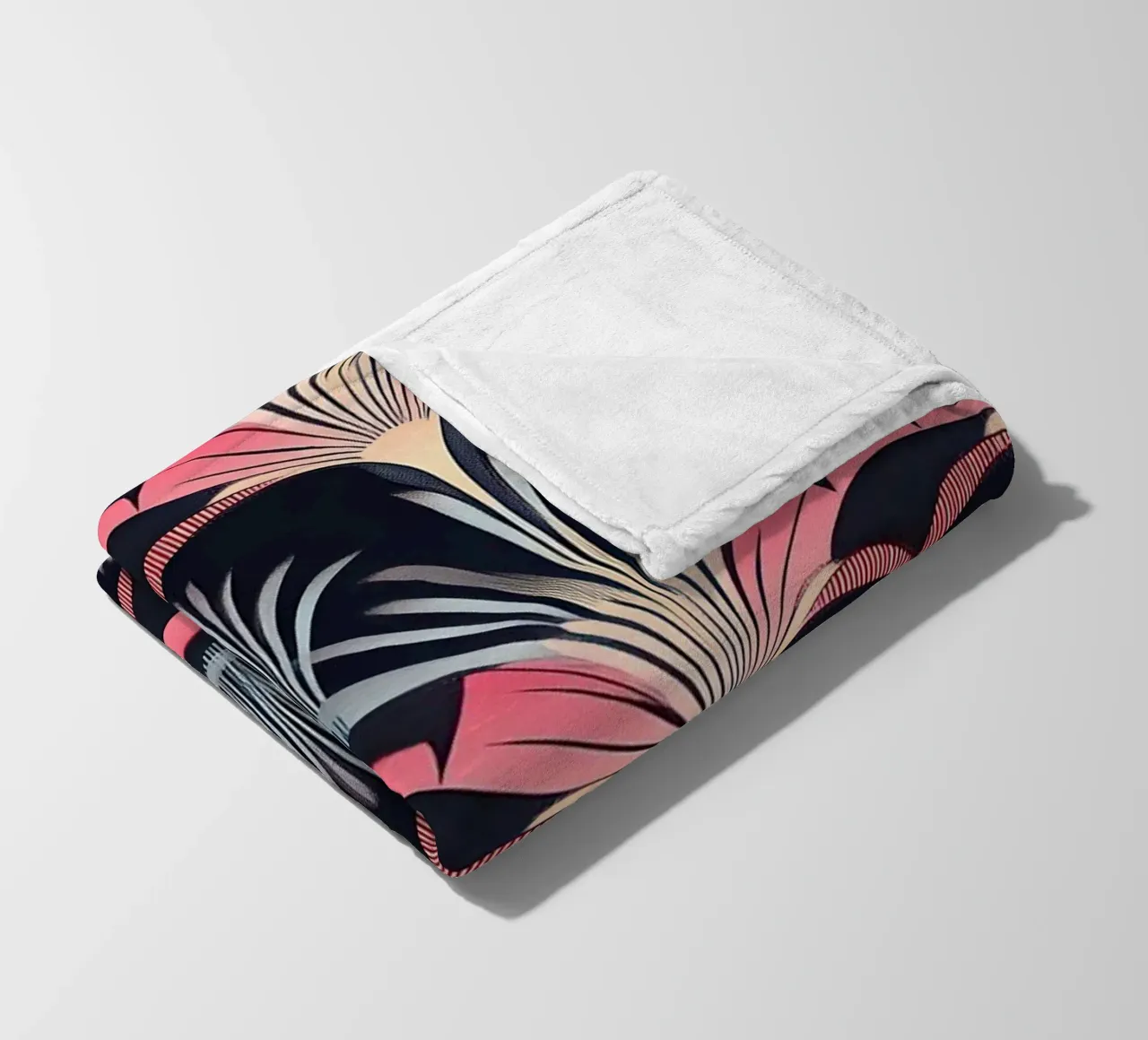 Art déco "The Geometry of Glam" coperta in pile da Nikis Art Studio