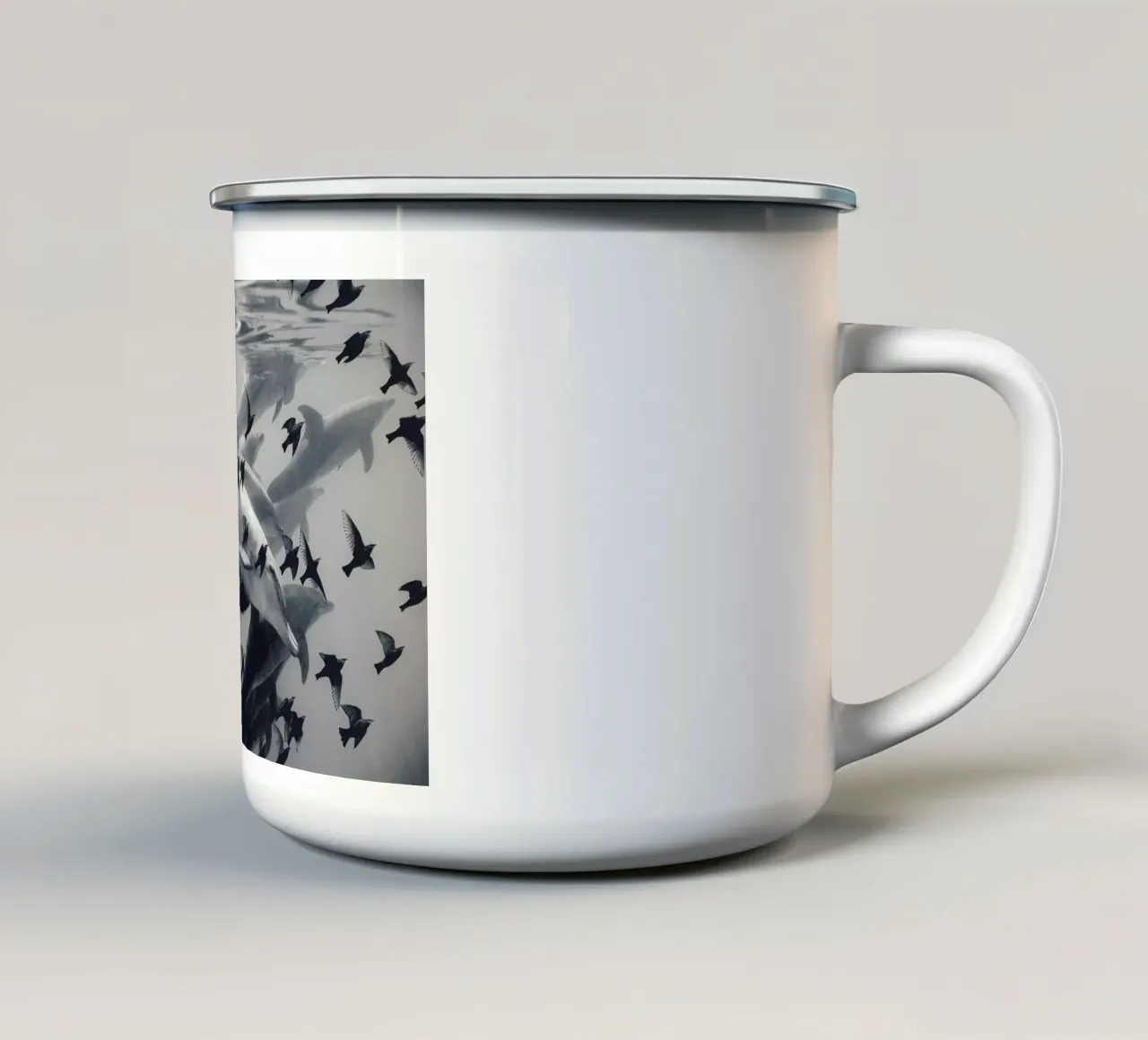 Found Out tazza in smalto da Eugene Soloviev