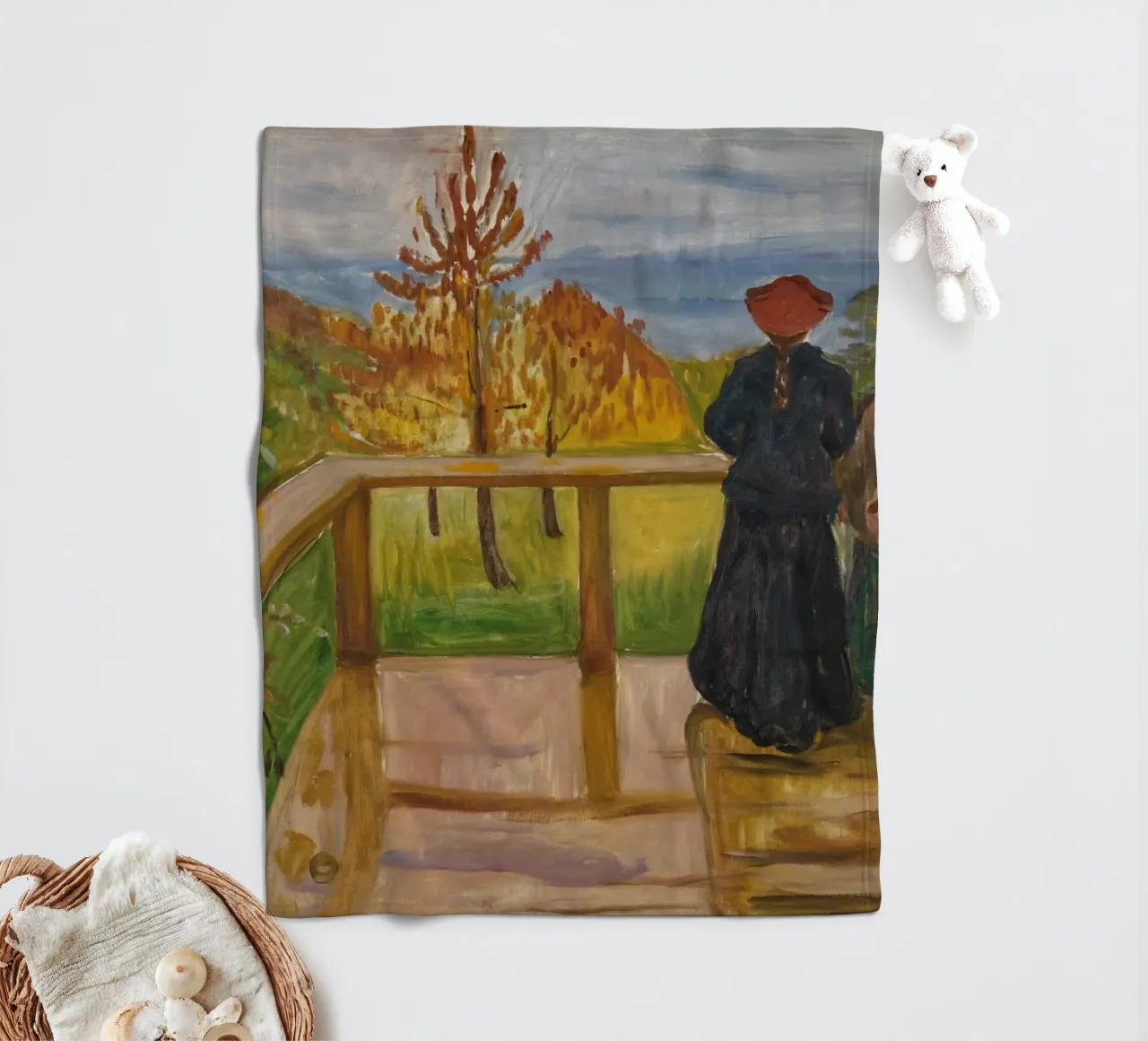 Edvard Munch - Sulla veranda coperta in pile da ARTOTHEK
