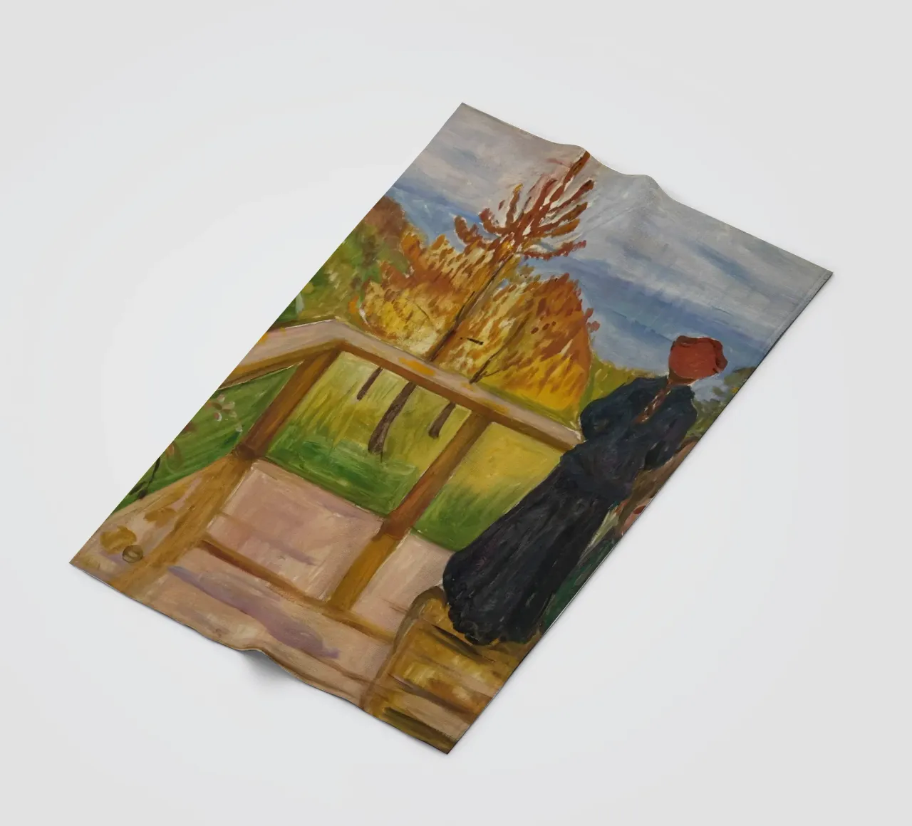 Edvard Munch - Sulla veranda coperta in pile da ARTOTHEK