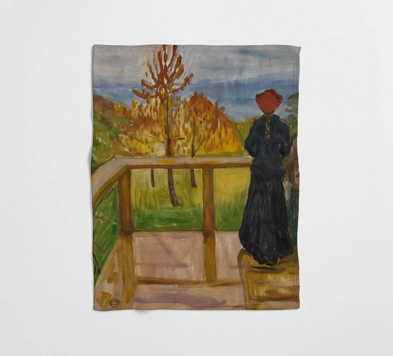 Edvard Munch - Sulla veranda coperta in pile da ARTOTHEK