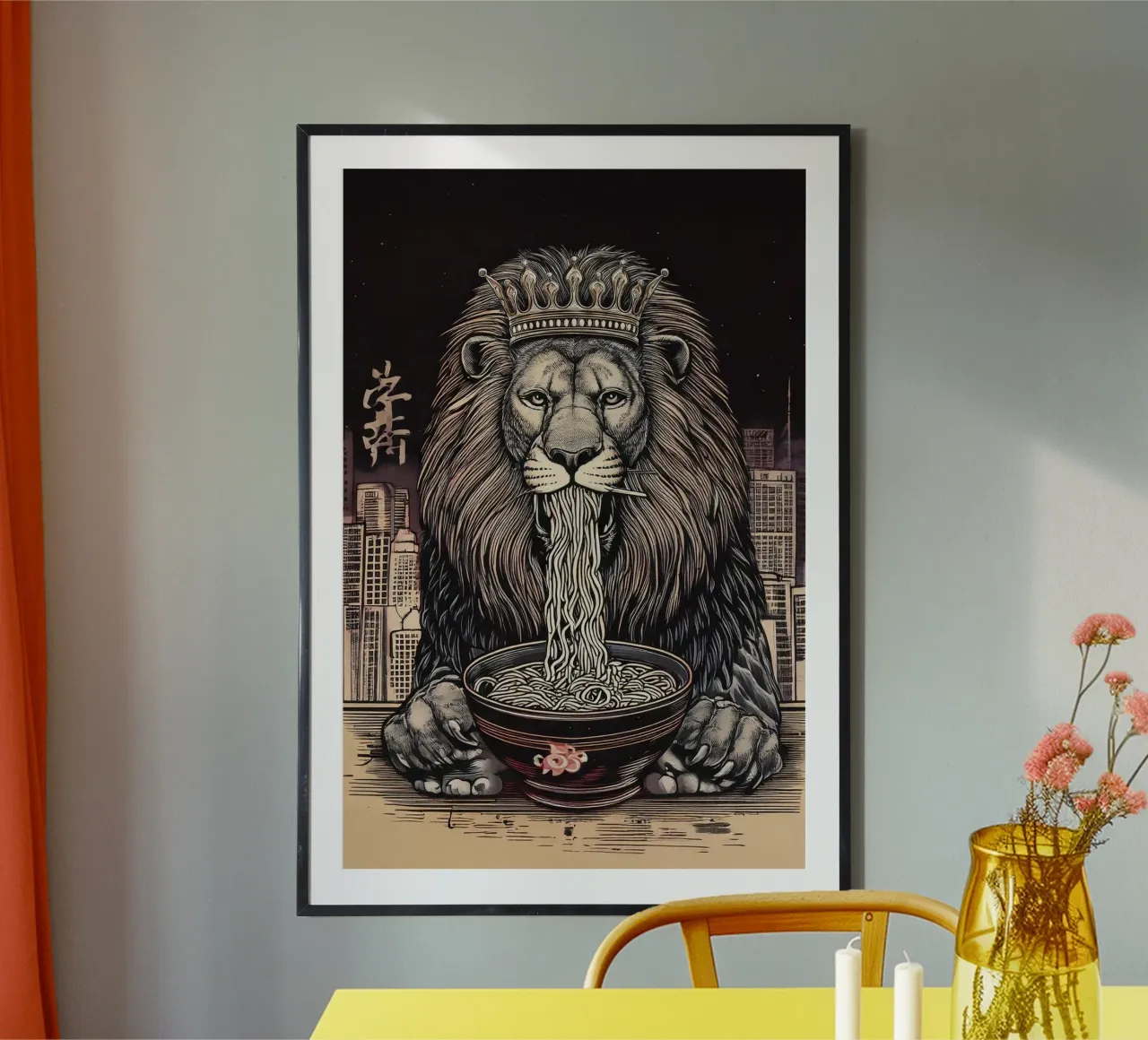 King Lion carta hahnemühle da tylerstudio