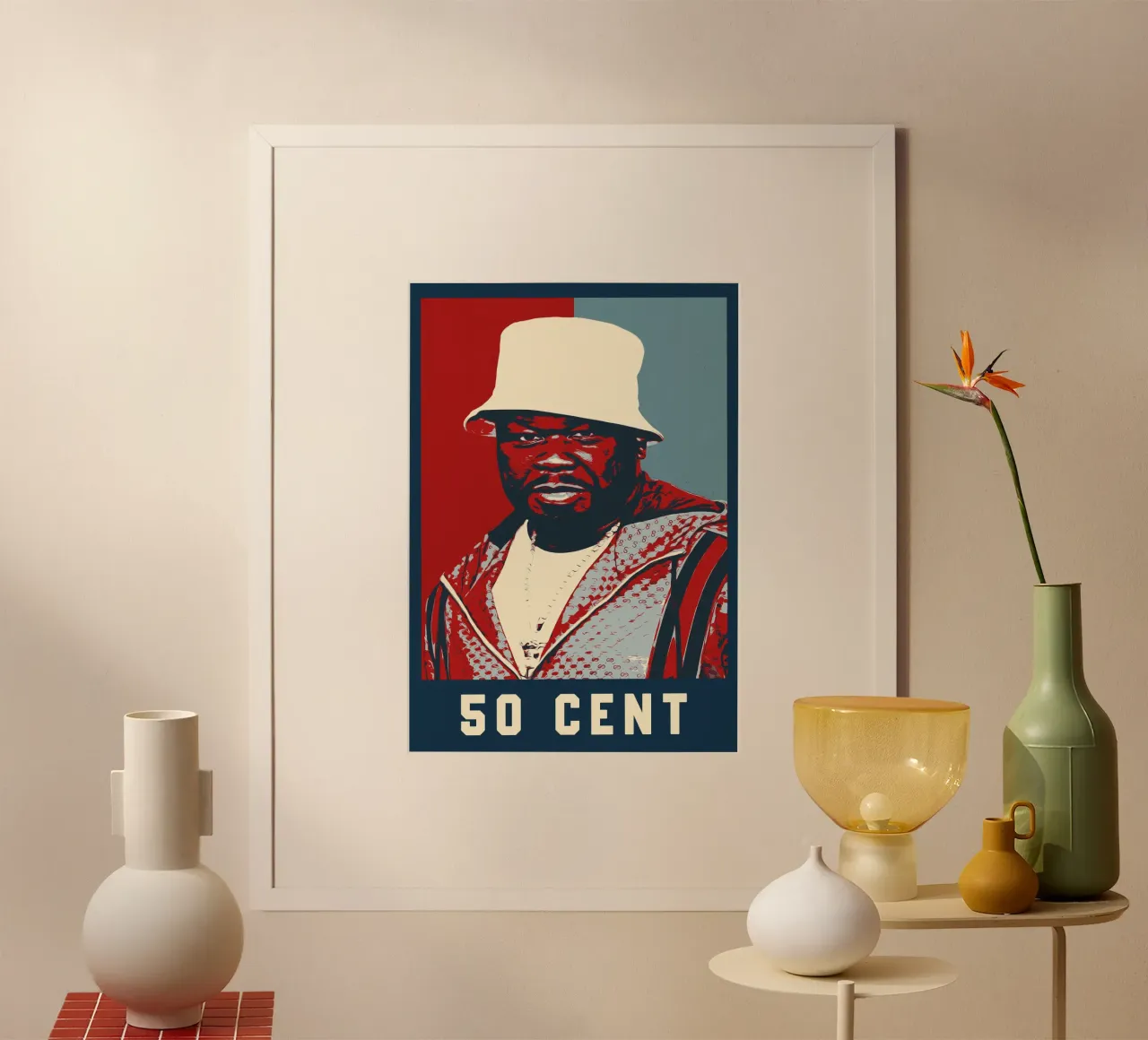50 Cent carta hahnemühle da HopeStudio