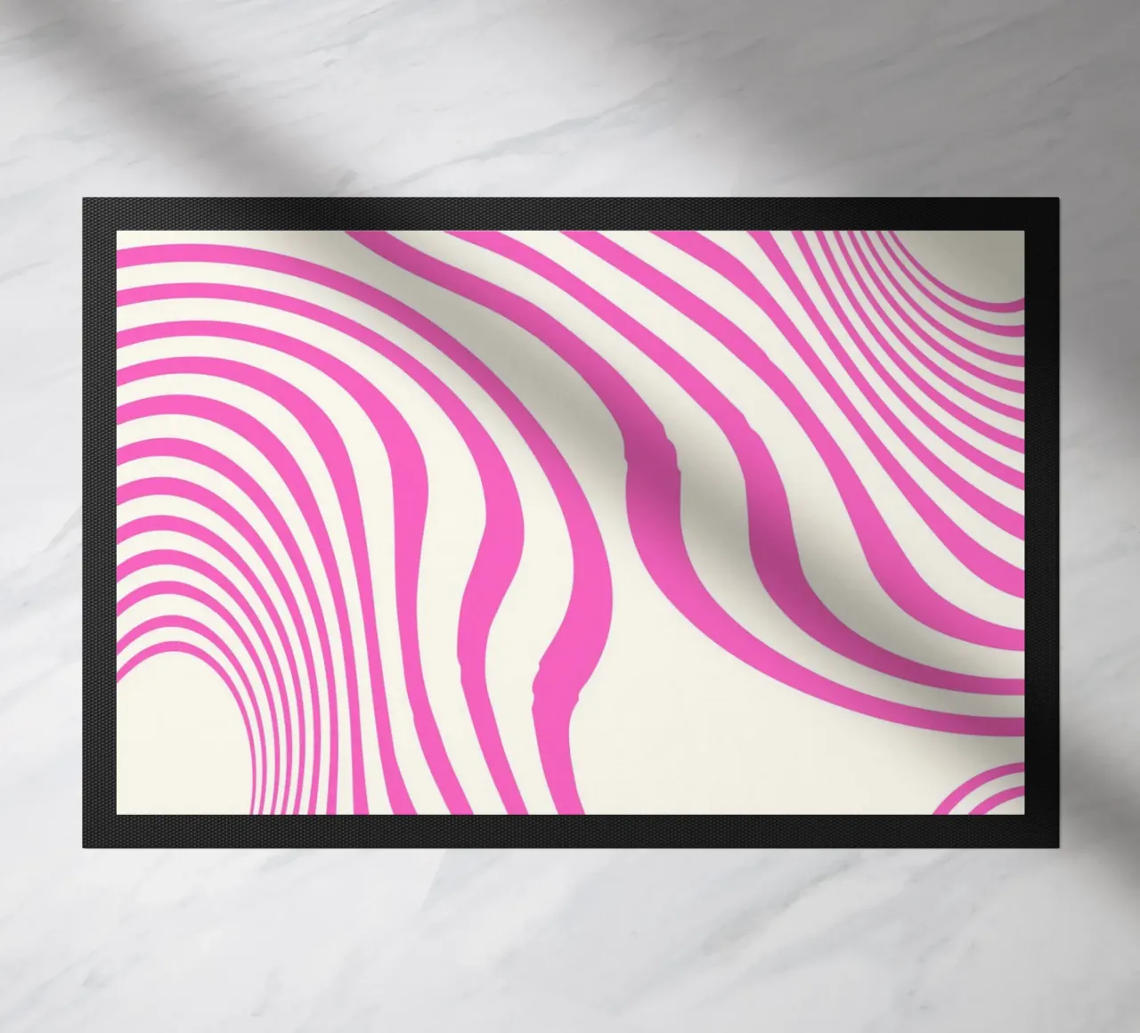 Pink Waves  |  Minimal Art  |  Organic Shapes zerbino da PrintCessStudio