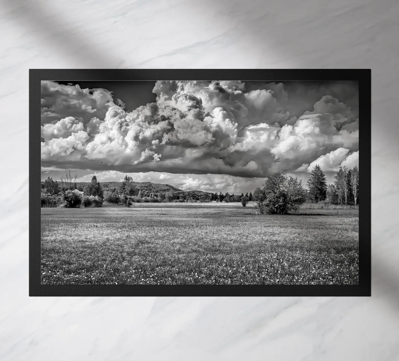 Wolkenfelder deurmat van Edenart