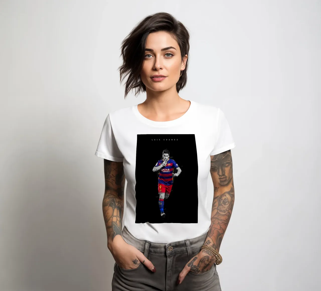 Luis Suarez t-shirt da donna da tenten