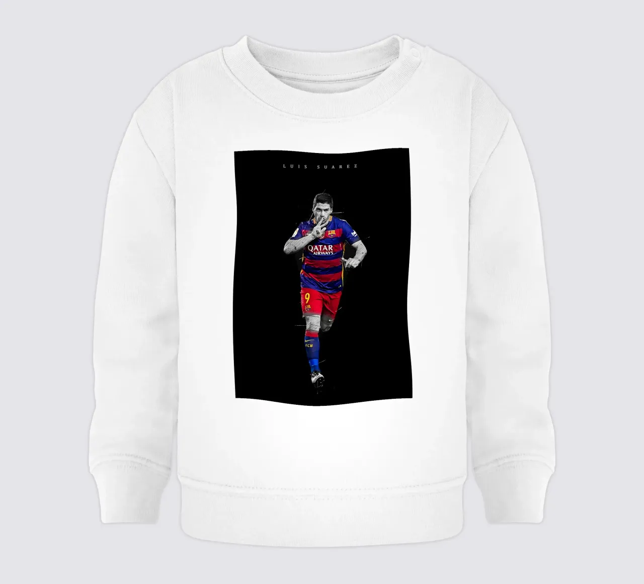 Luis Suarez felpa neonato da tenten