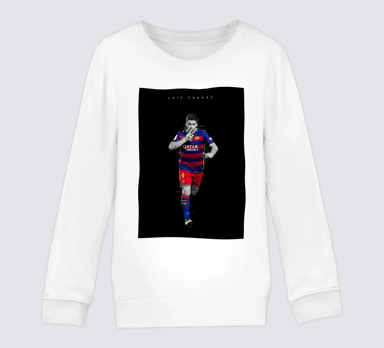 Luis Suarez felpa bambino da tenten