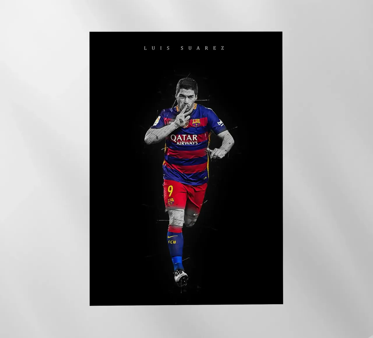 Luis Suarez pellicola backlit da tenten