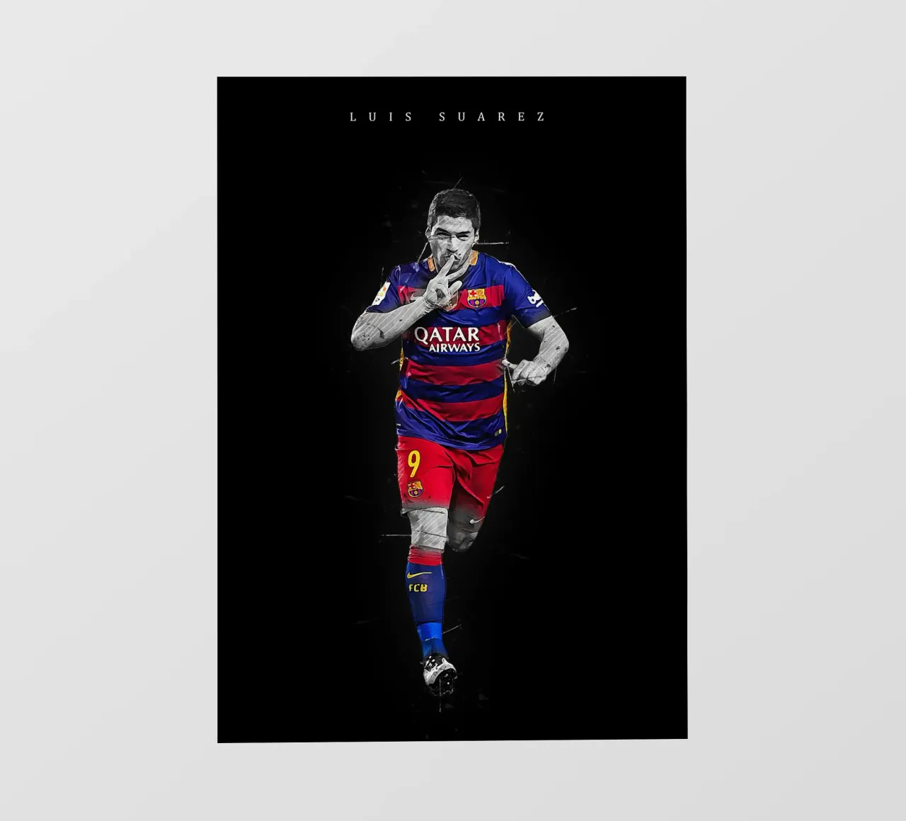 Luis Suarez pellicola backlit da tenten