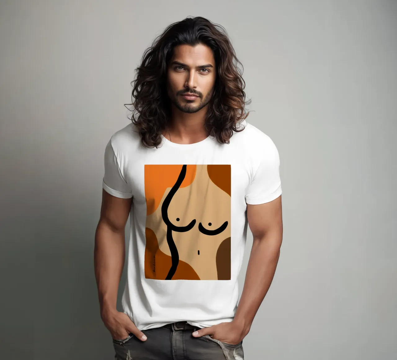 Tranquil Bloom t-shirt da Mike Leymi