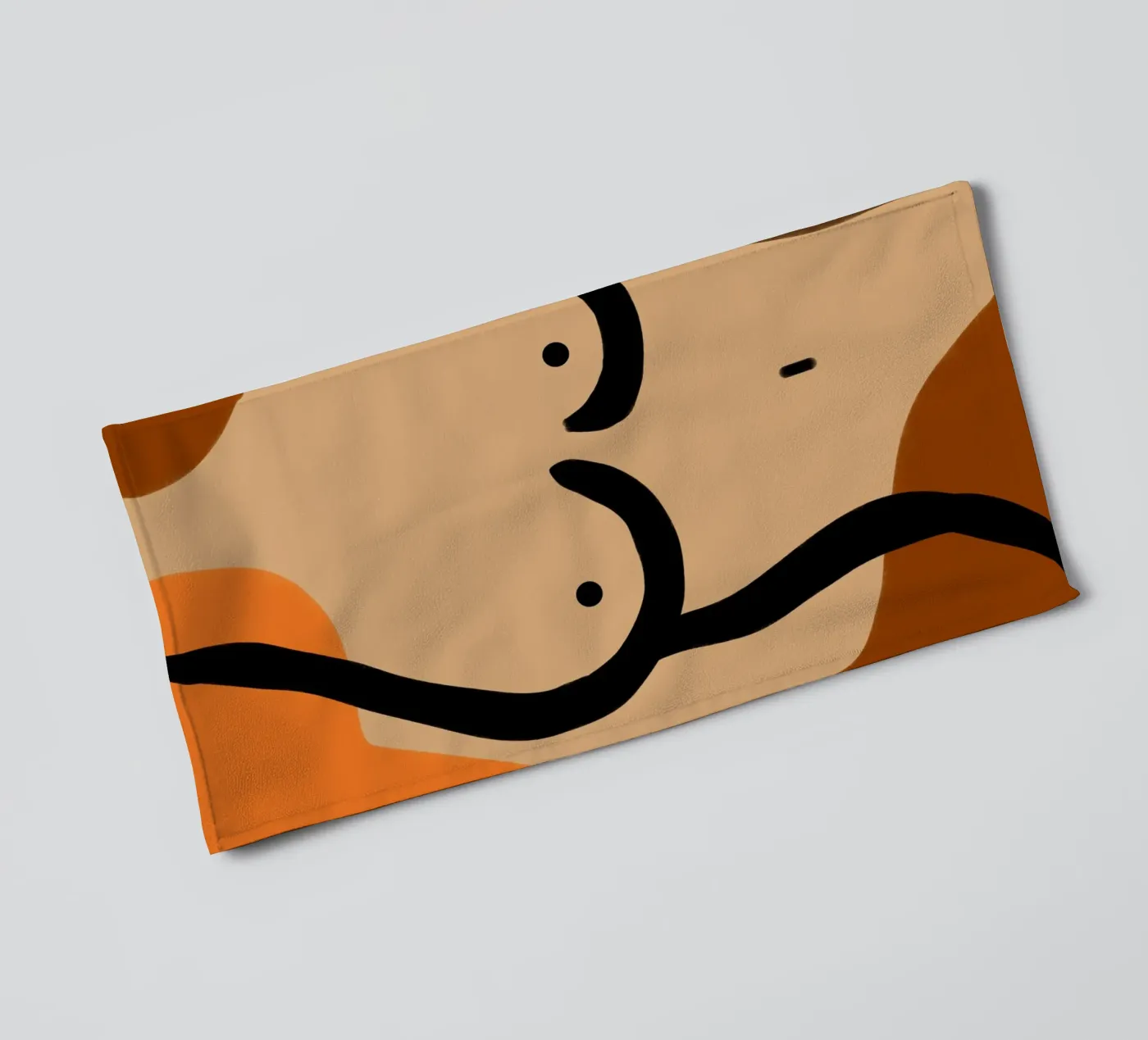 Tranquil Bloom towel by Mike Leymi
