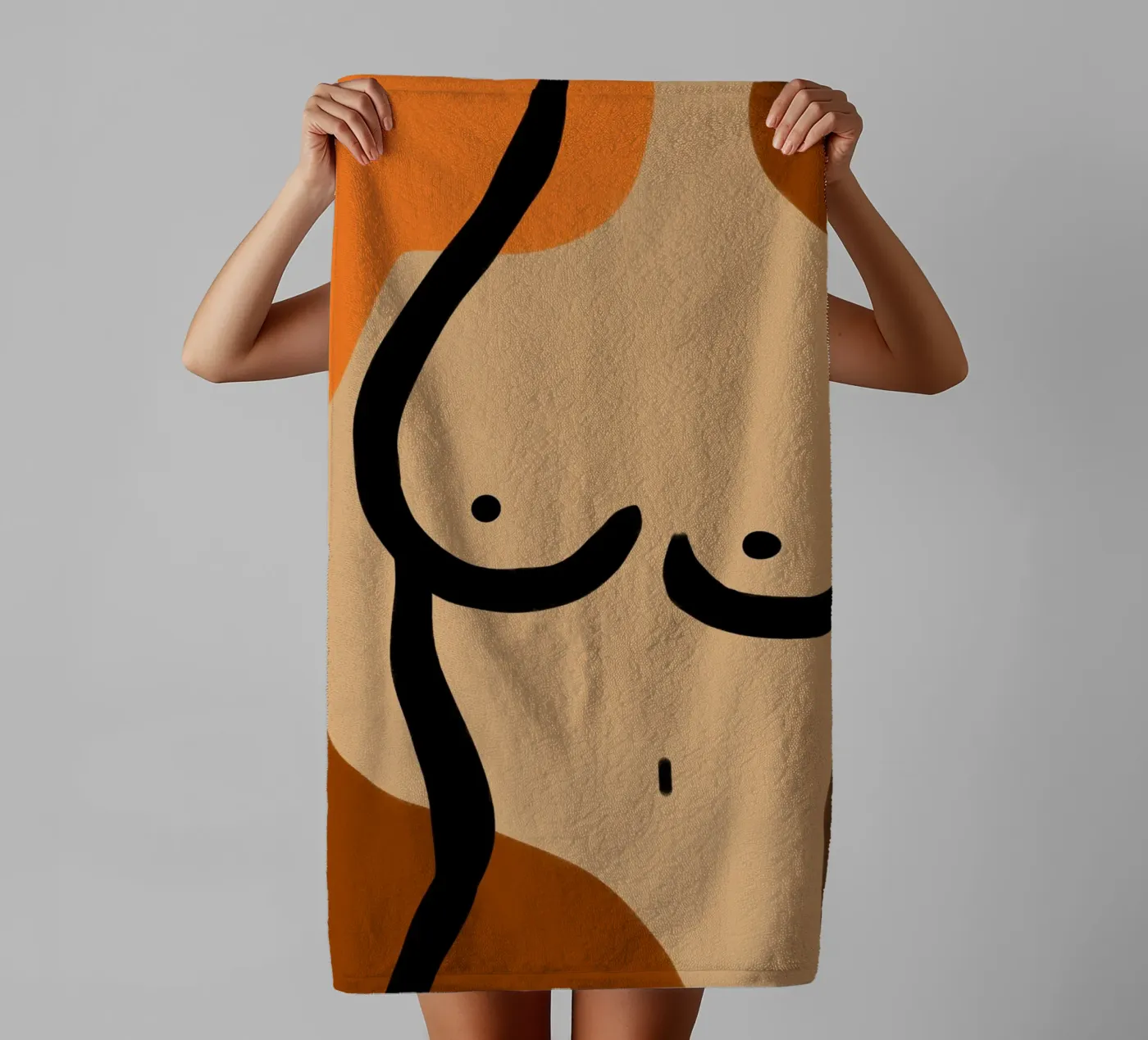 Tranquil Bloom towel by Mike Leymi