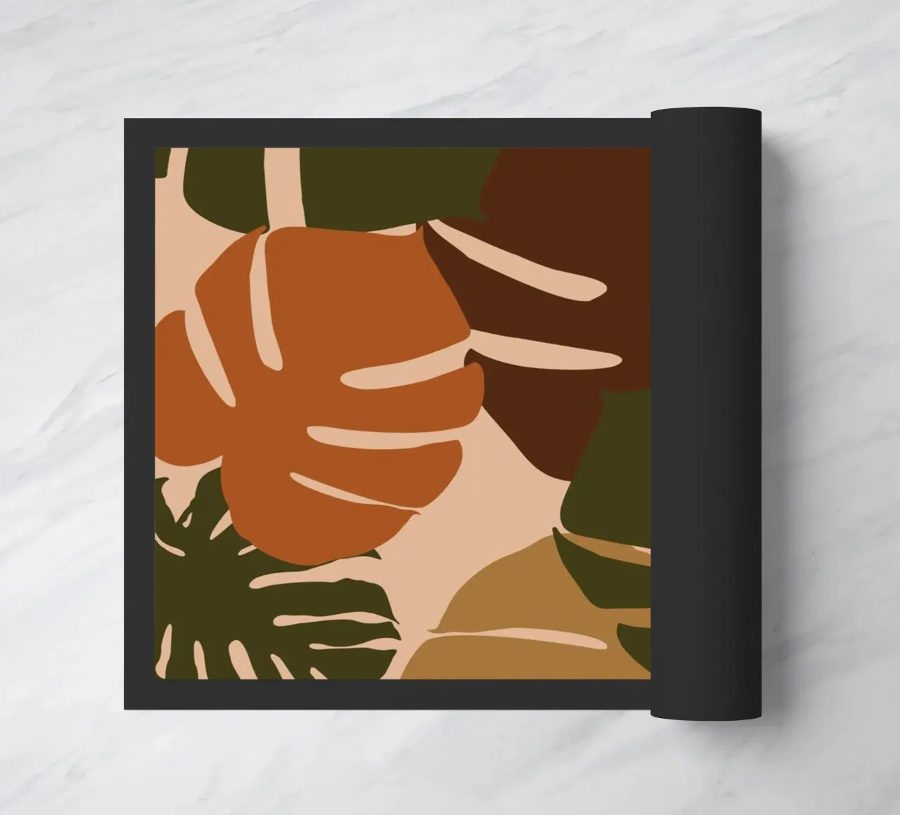 Autumn Monstera zerbino da Mathudace Créas