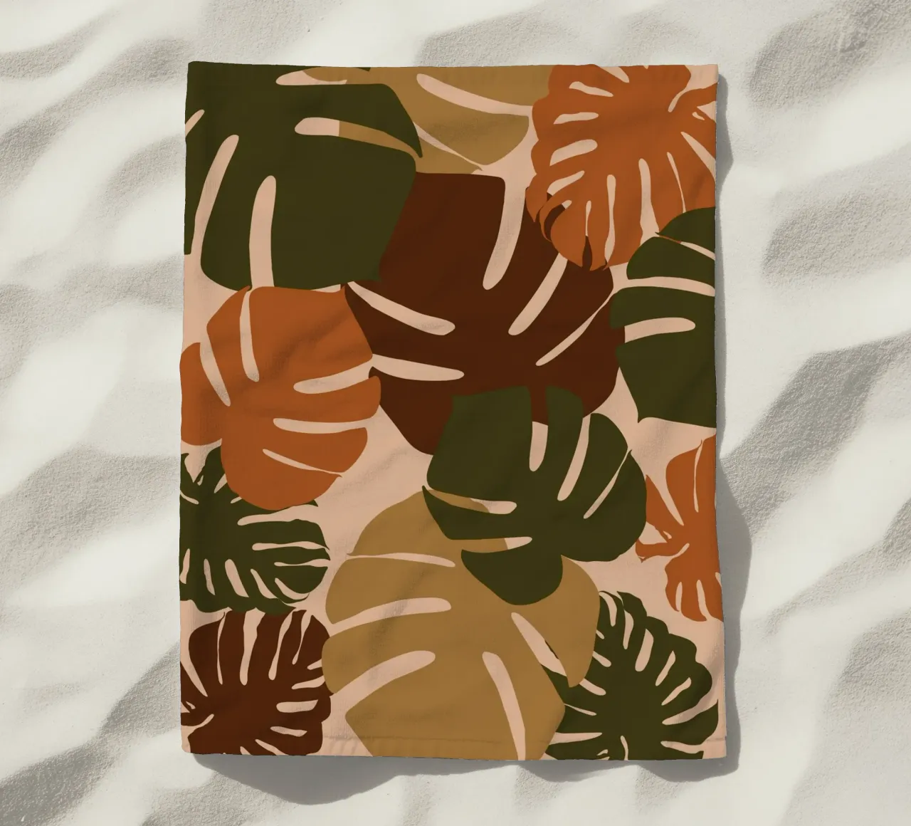 Autumn Monstera telo mare da Mathudace Créas