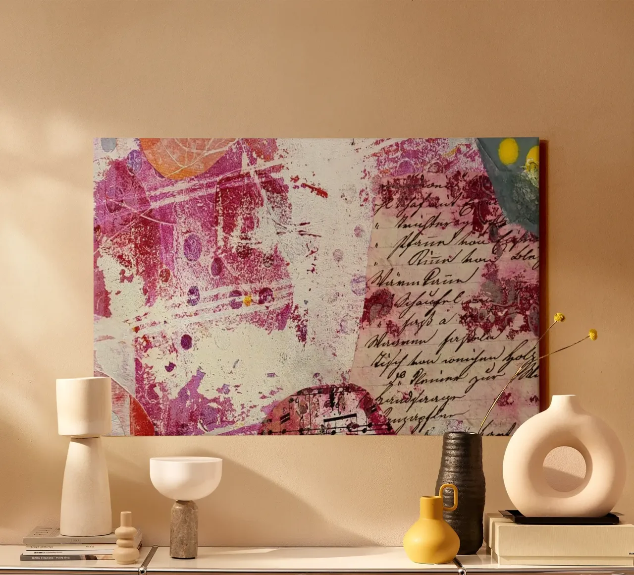 Magenta Dreams tela con Cornice a cassetta da Edenart