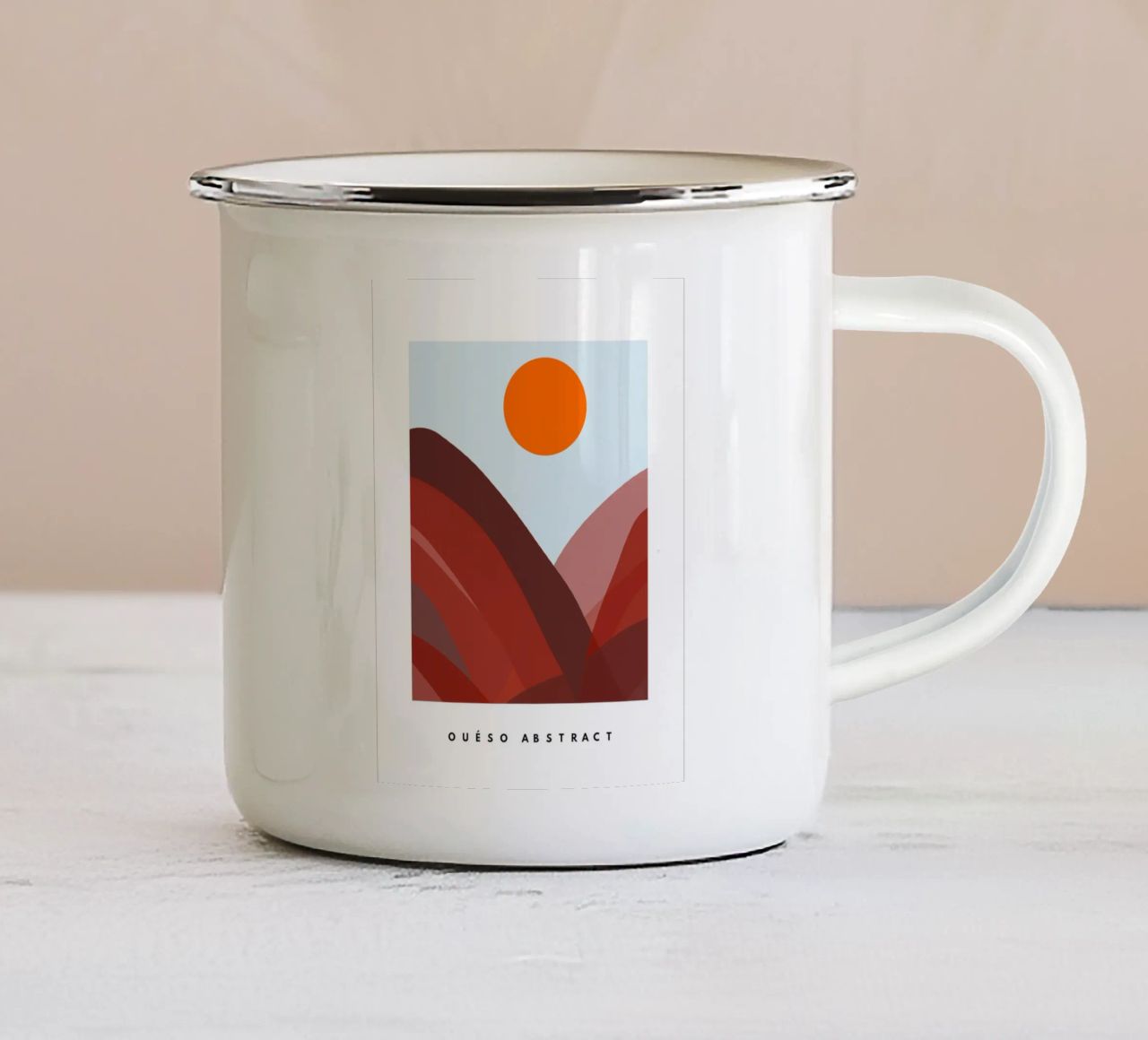 Whimsical Swirls tazza in smalto da Mathudace Créas