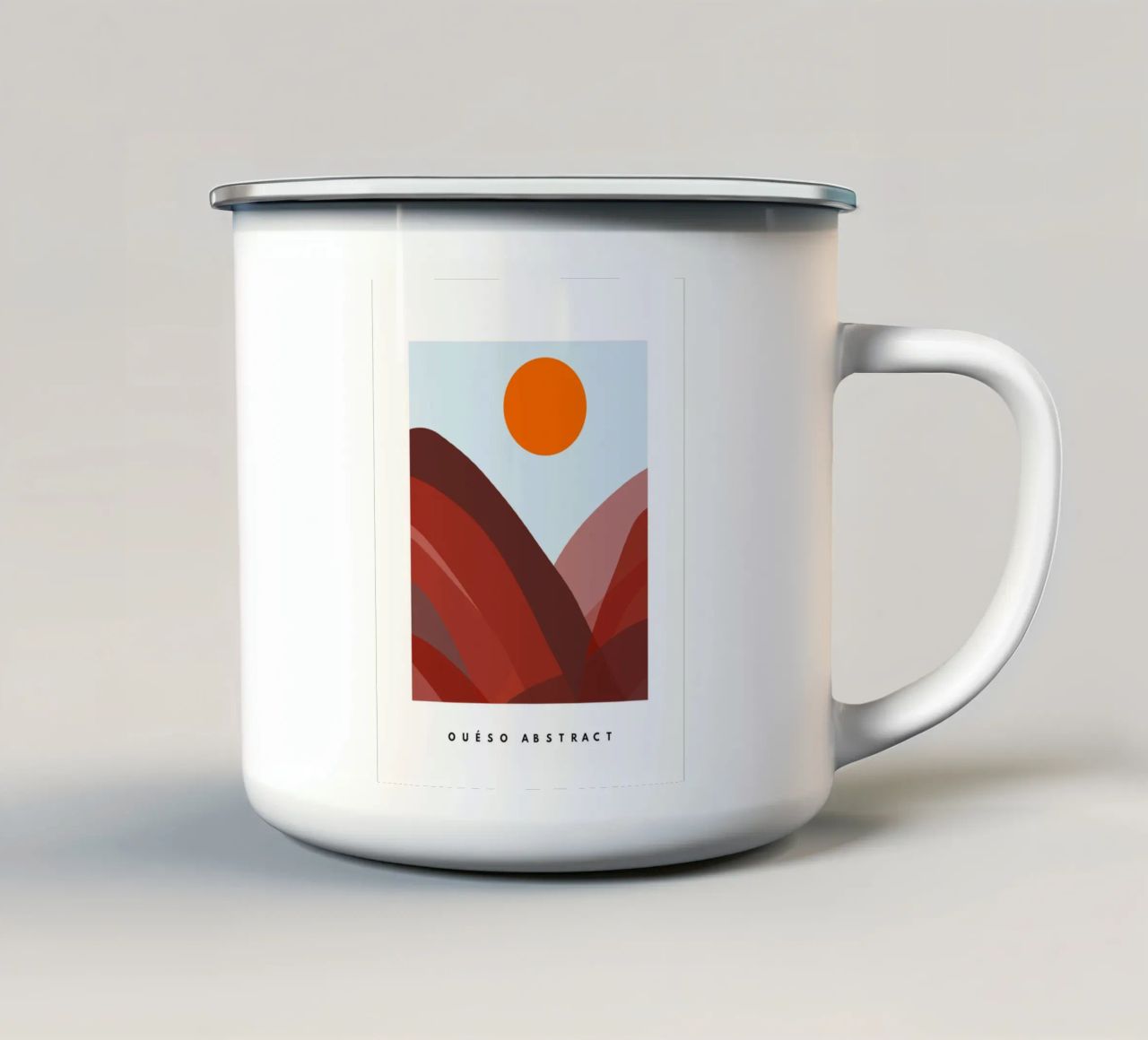 Whimsical Swirls tazza in smalto da Mathudace Créas
