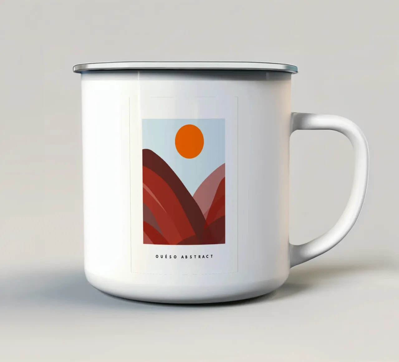 Whimsical Swirls tazza in smalto da Mathudace Créas