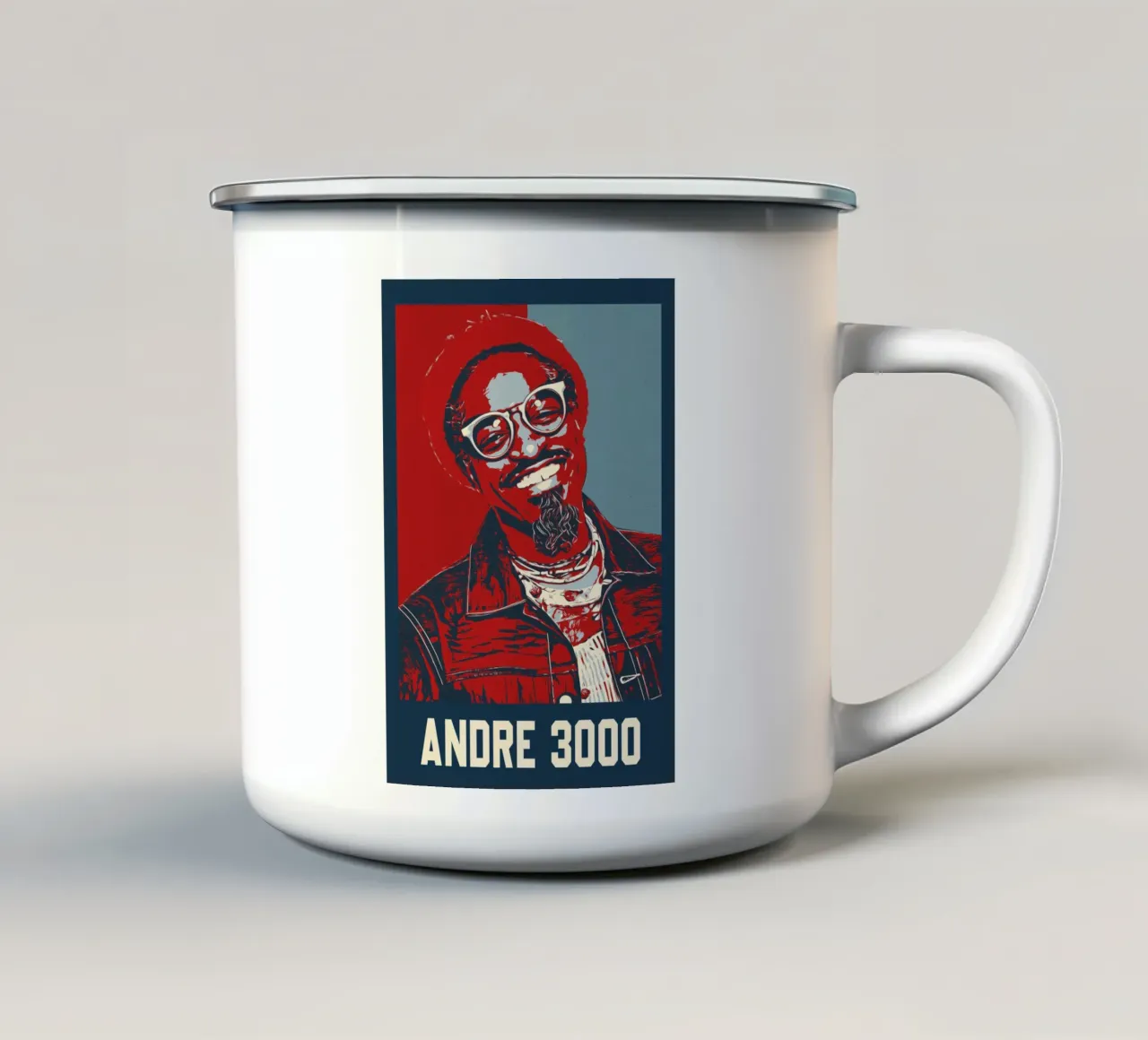 Andre 3000 tazza in smalto da HopeStudio