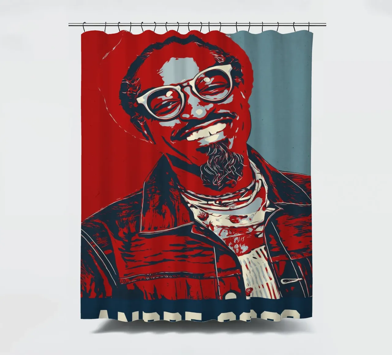 Andre 3000 shower curtain by HopeStudio