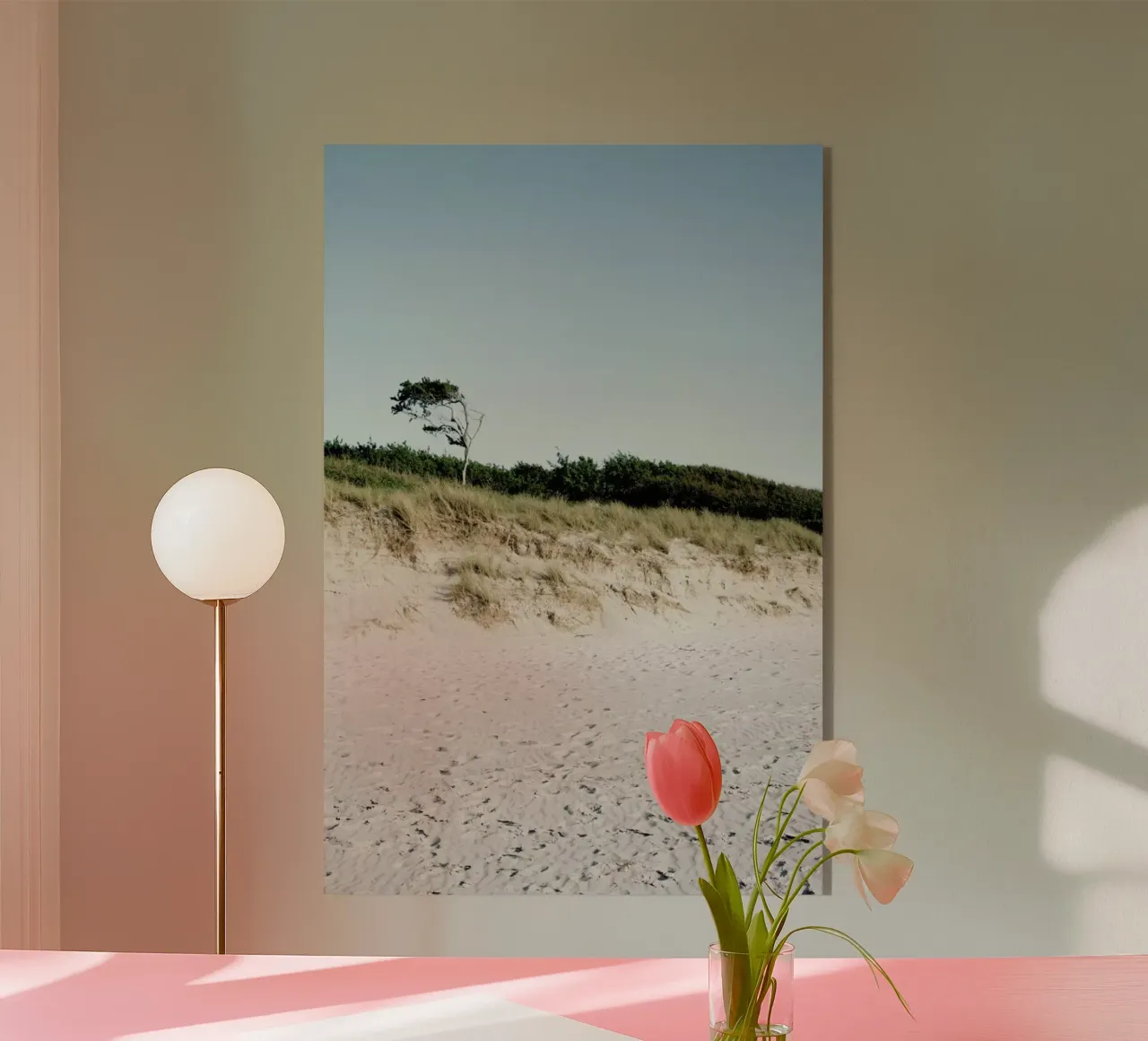 Naturstrand plexiglass da Picture On The Fridge