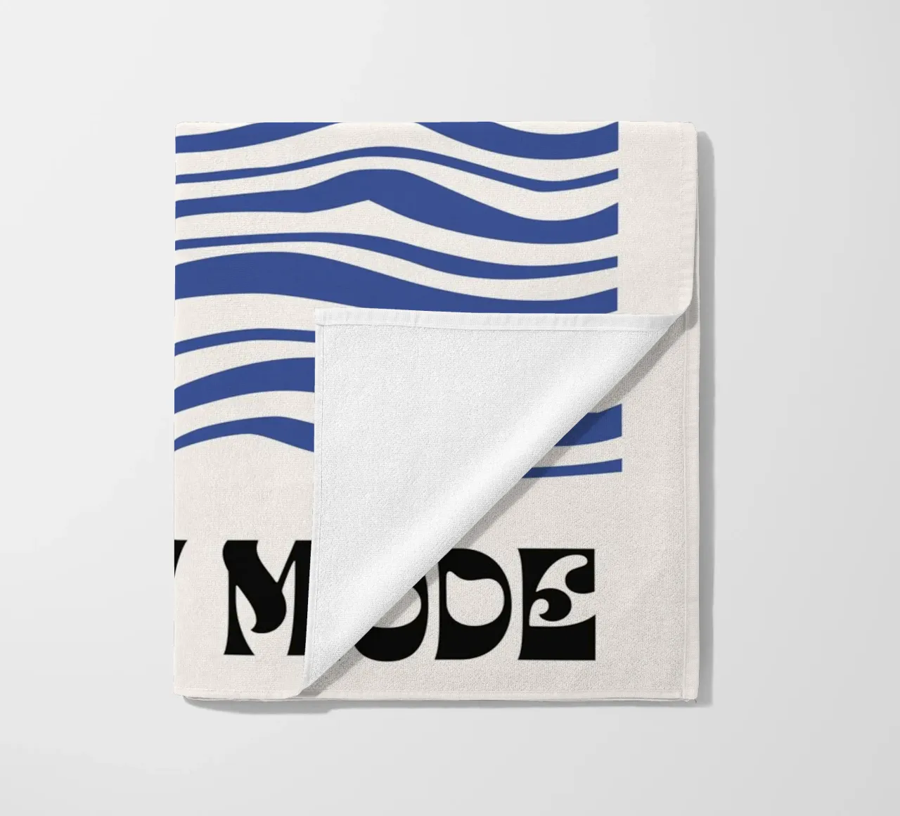 Vacay Mode  |  Contemporary Wavy Design telo mare da PrintCessStudio
