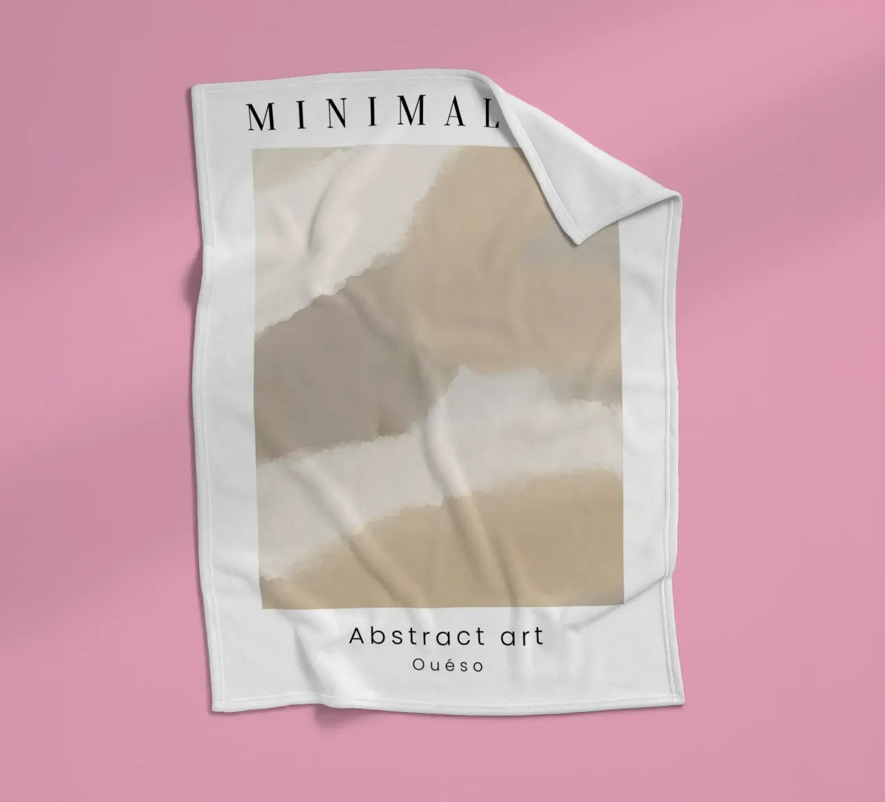 Abstract Tranquility fleecedeken van Mathudace Créas