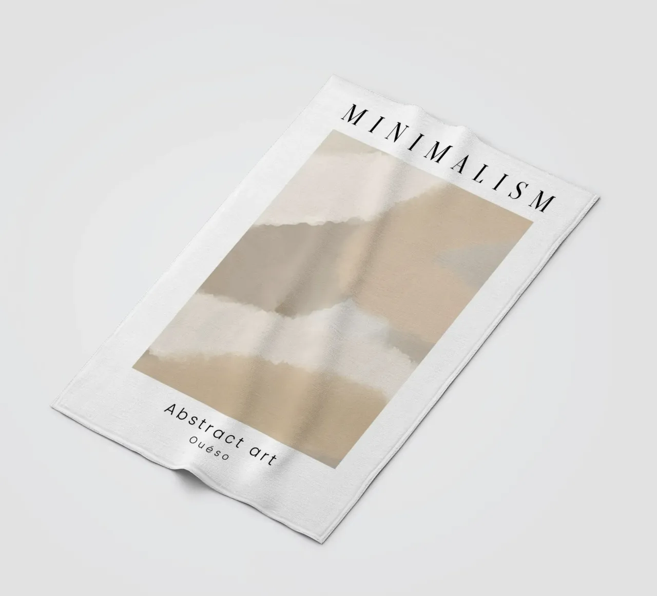 Abstract Tranquility fleecedeken van Mathudace Créas