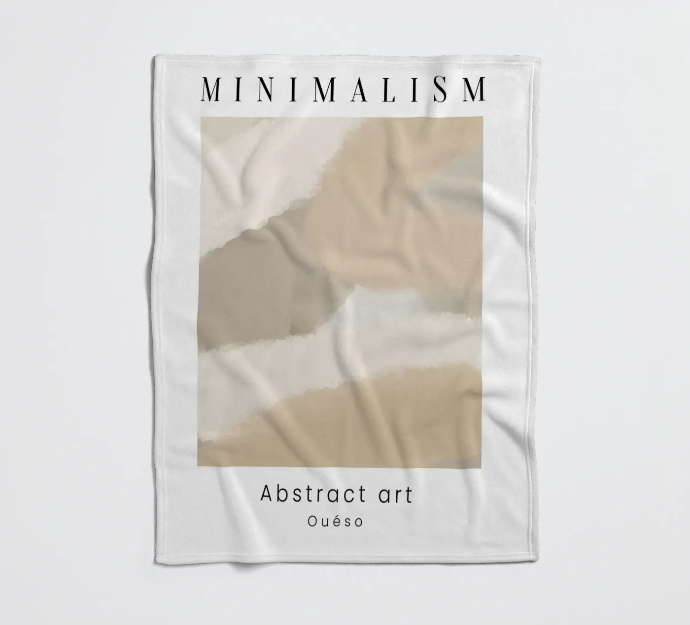 Abstract Tranquility Fleecedecke von Mathudace Créas