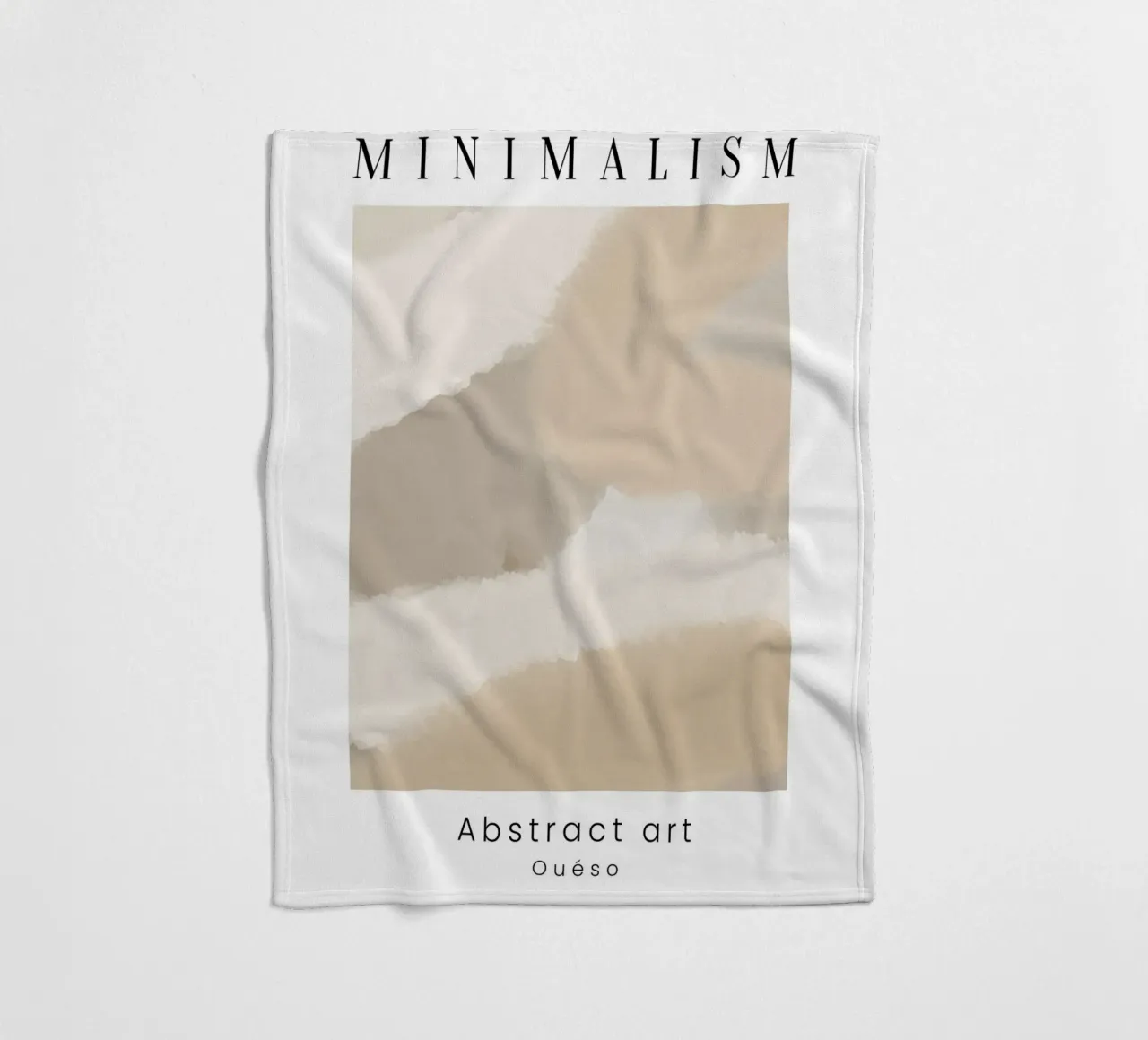 Abstract Tranquility fleecedeken van Mathudace Créas