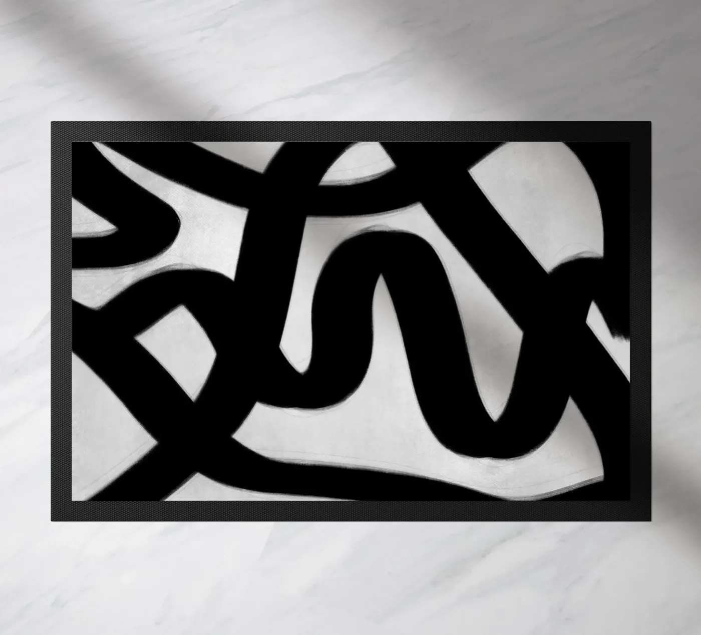 Delicate Shadows doormat by Mike Leymi