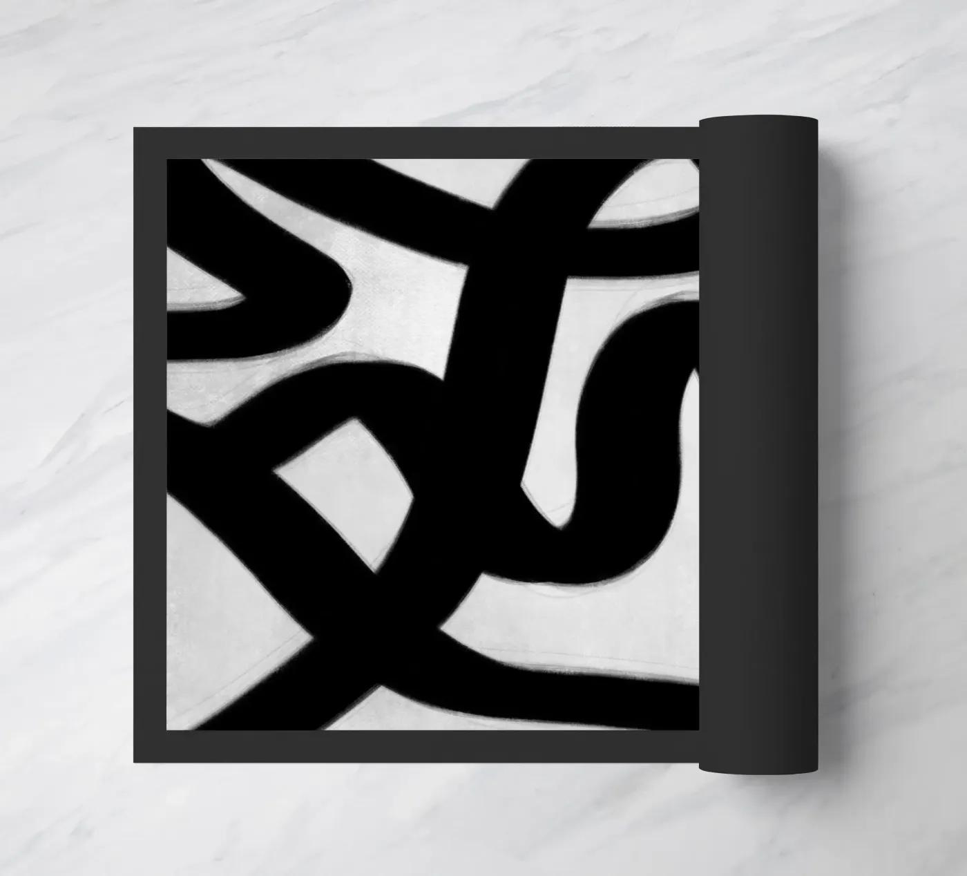 Delicate Shadows doormat by Mike Leymi