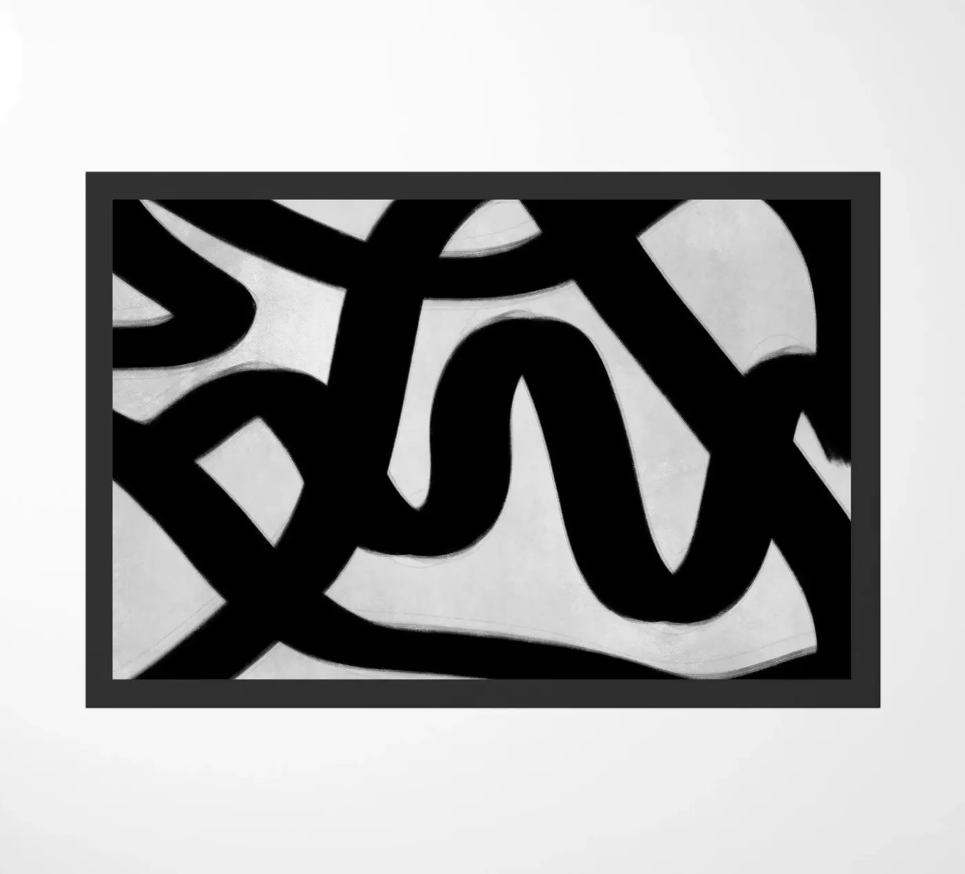 Delicate Shadows doormat by Mike Leymi