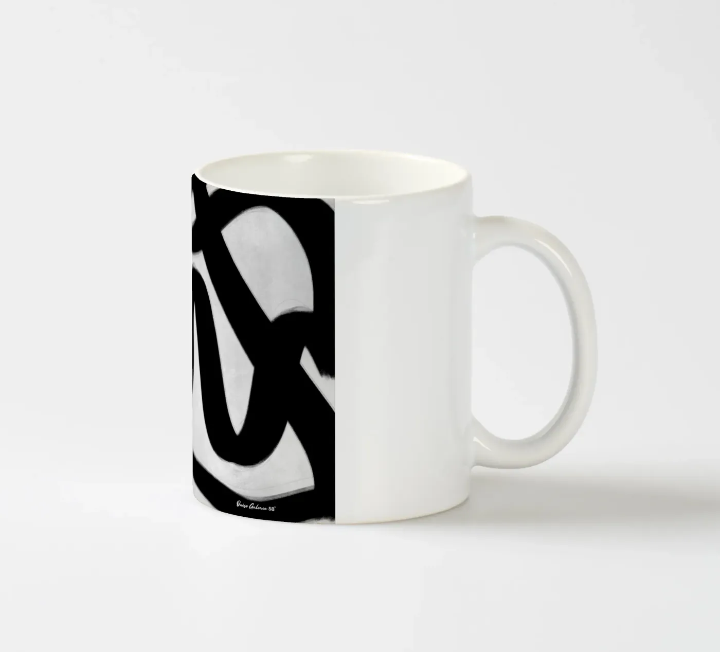 Delicate Shadows ceramic mug by Mike Leymi