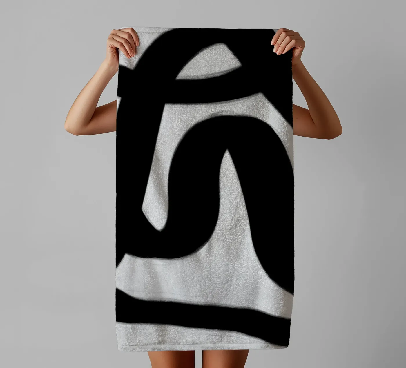 Delicate Shadows badhanddoek van Mike Leymi