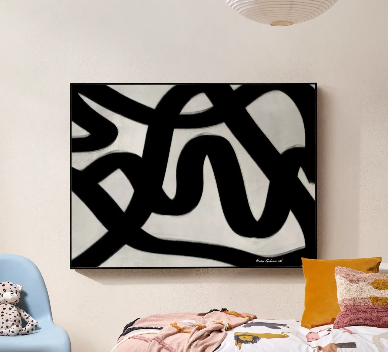 Delicate Shadows acryl van Mike Leymi