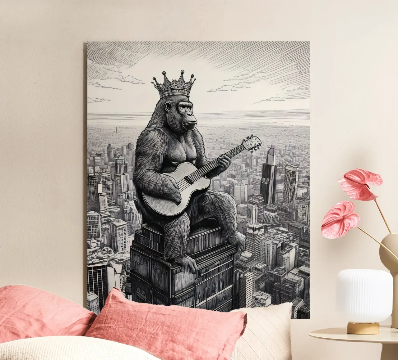 King Kong Spirit alluminio dibond da tylerstudio
