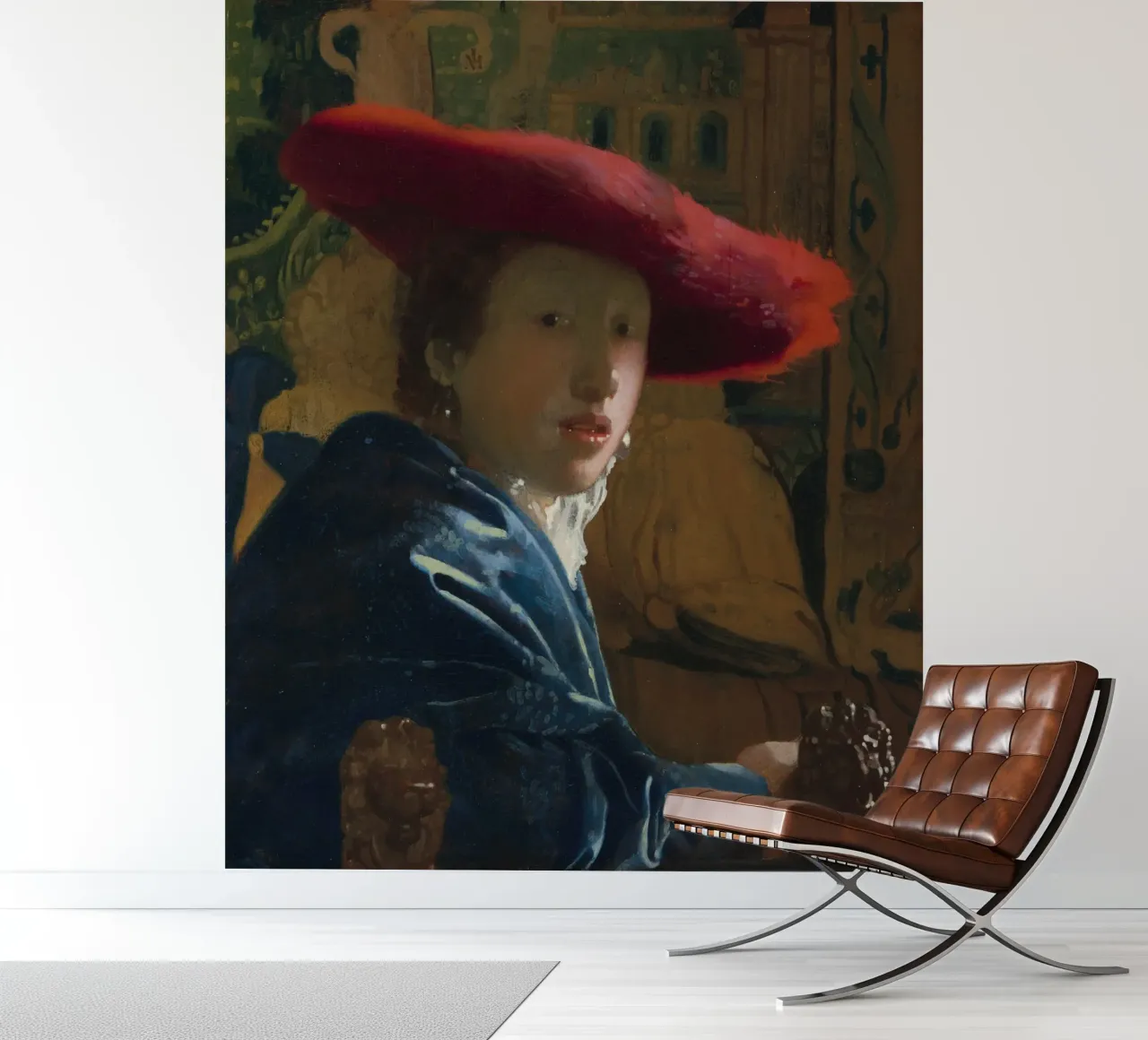 Vermeer - Girl with the Red Hat photo wallpaper by ARTOTHEK