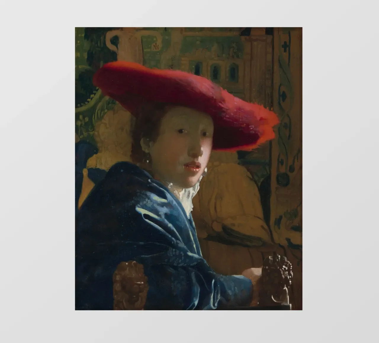 Vermeer - Girl with the Red Hat photo wallpaper by ARTOTHEK