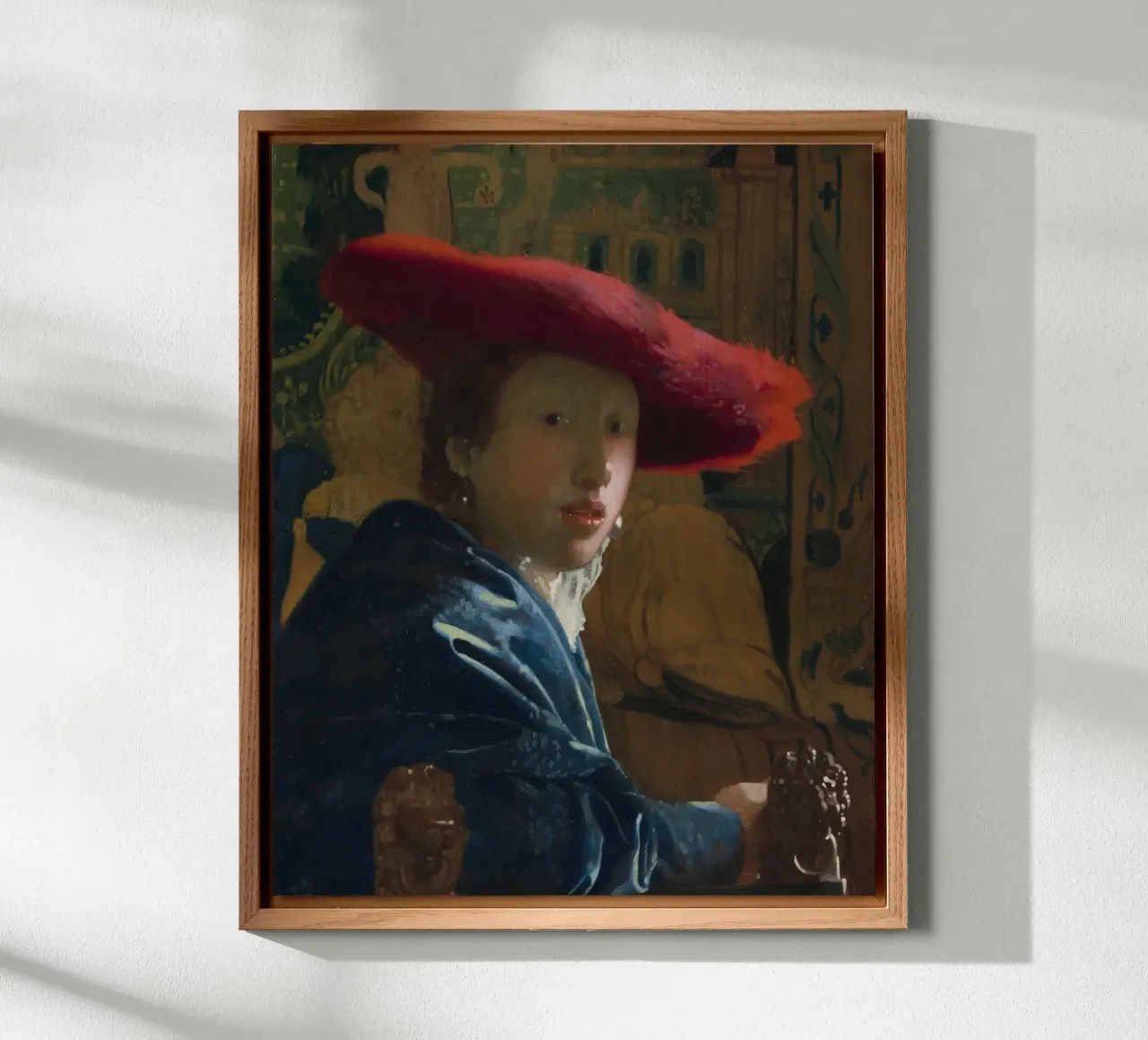 Vermeer - Girl with the Red Hat alu-dibond by ARTOTHEK