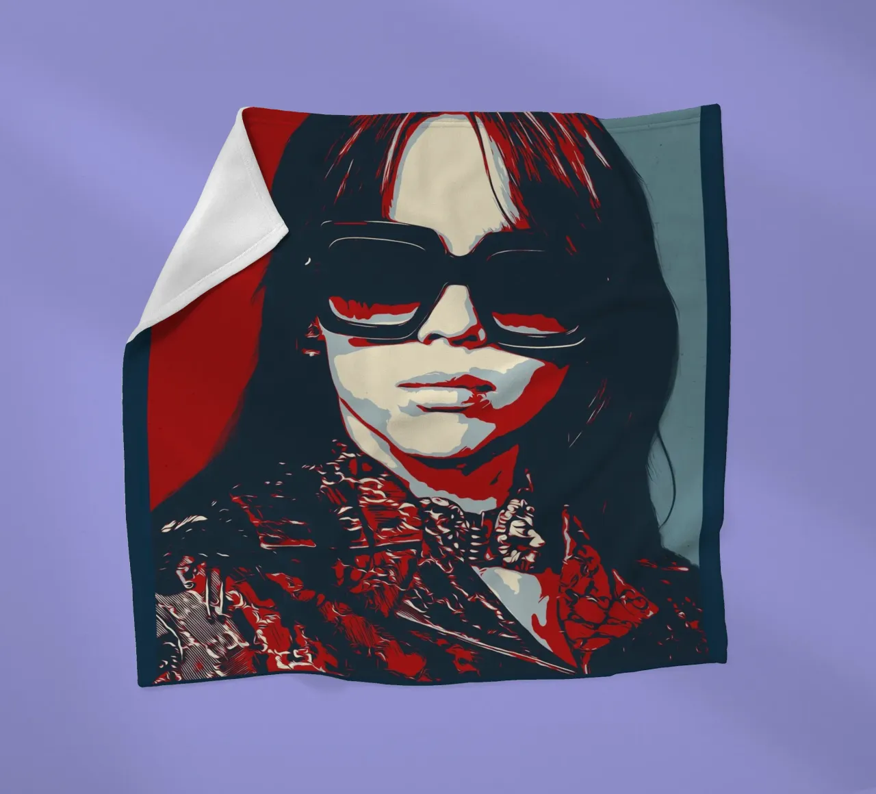billie eilish fleece blanket by HopeStudio