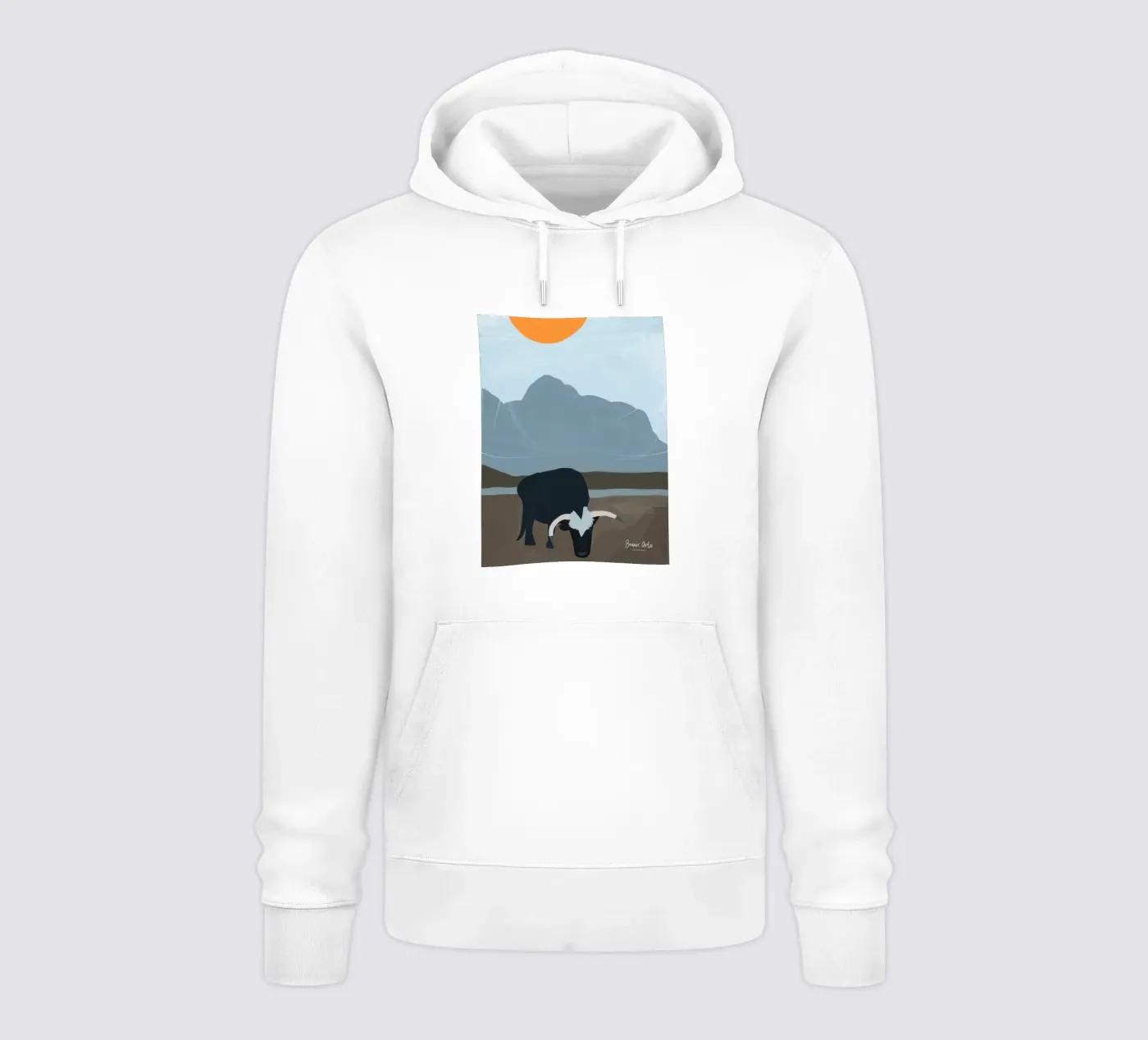 Subtle Flow hoodie van Mike Leymi