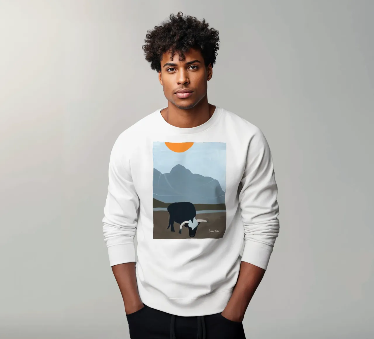 Subtle Flow felpa da Mike Leymi