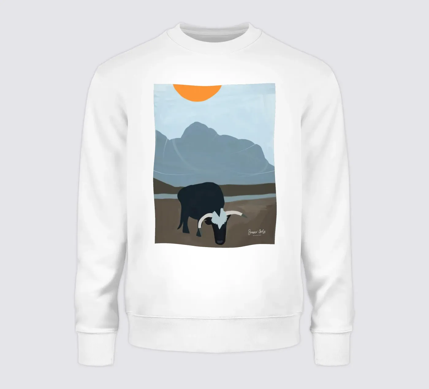 Subtle Flow sweatshirt by Mike Leymi