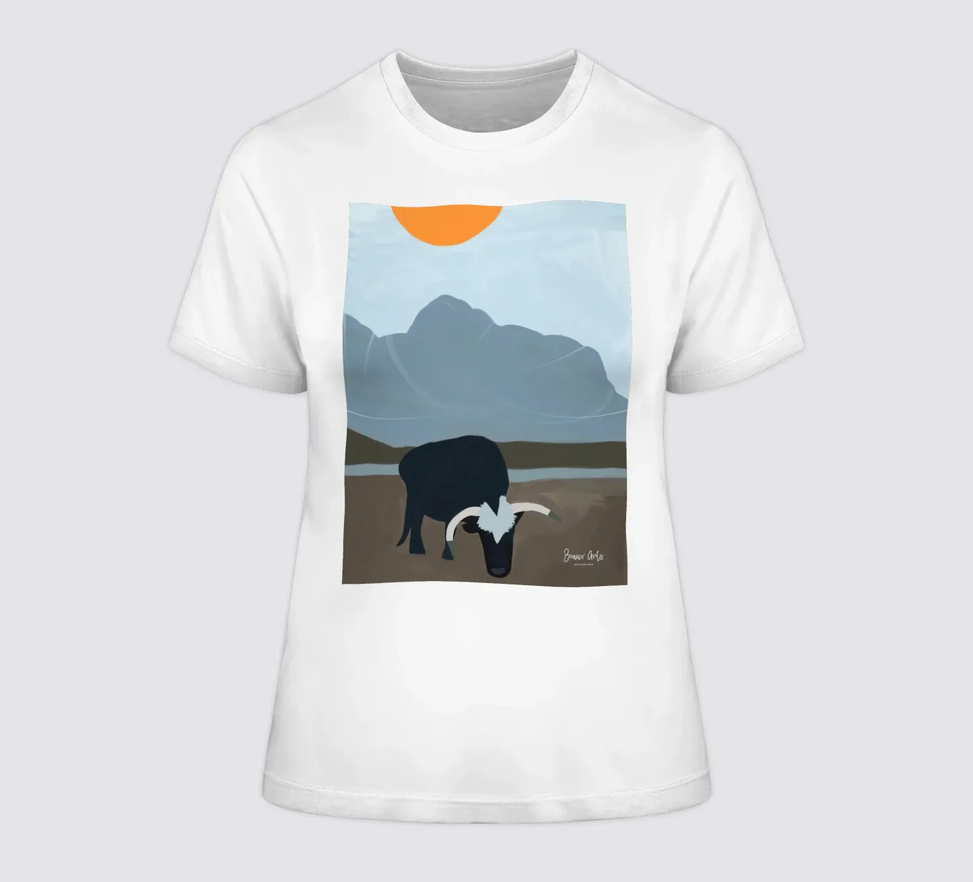 Subtle Flow t-shirt da donna da Mike Leymi